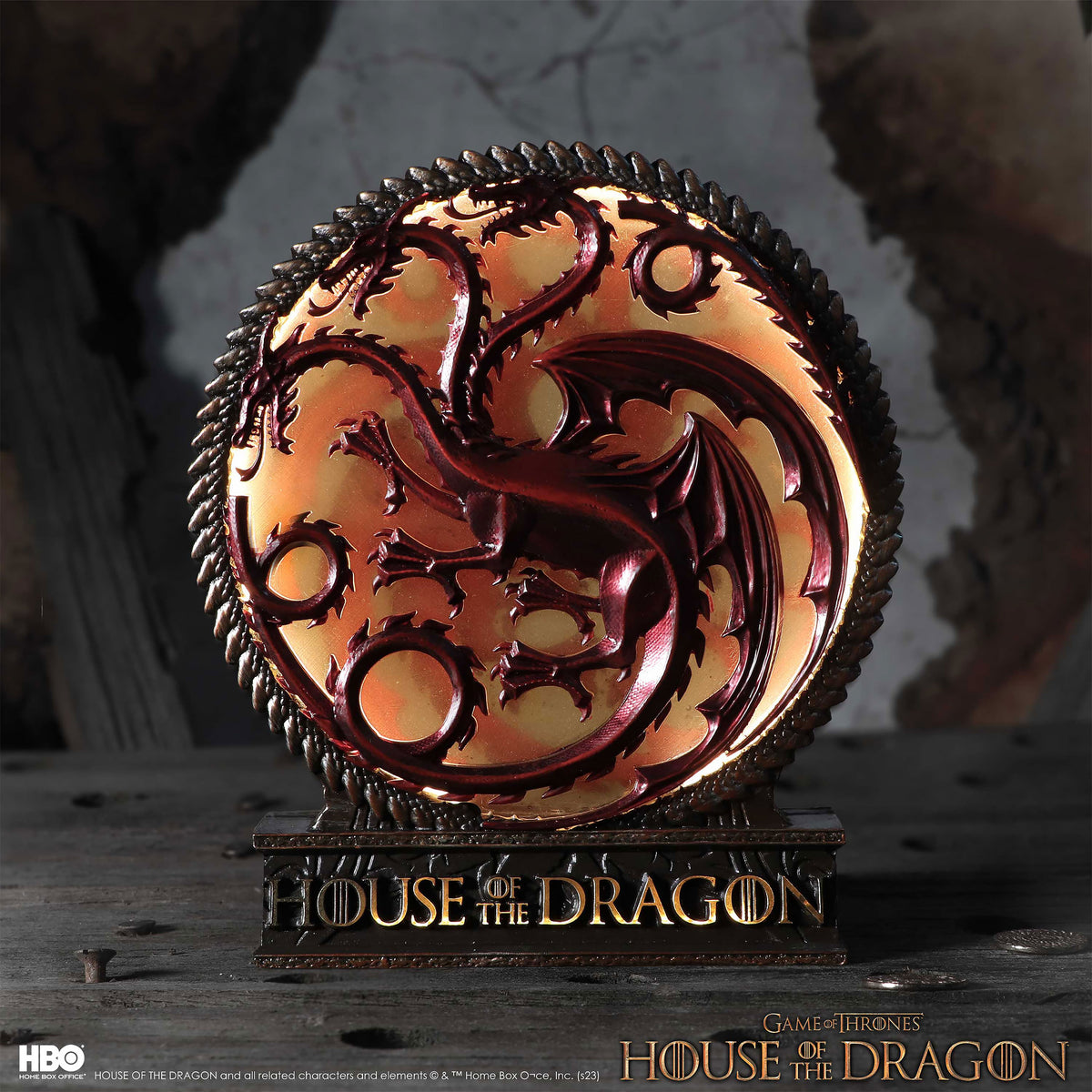 Product image Targaryen Crest Table Lamp deluxe - House of the Dragon