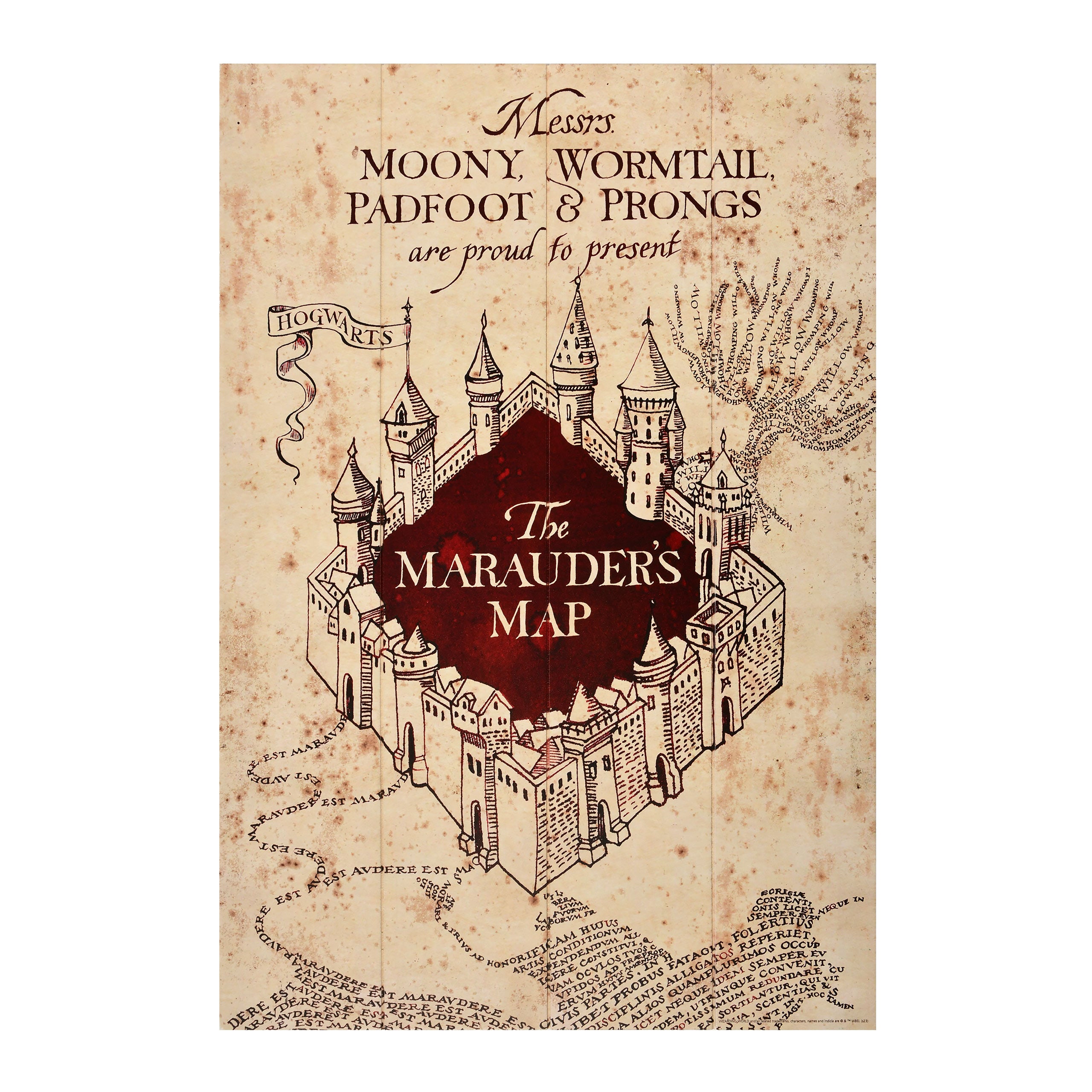 Product image Harry Potter - Marauder's Map Wall Art Wood