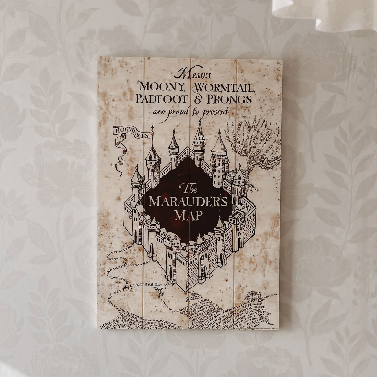 Product image Harry Potter - Marauder's Map Wall Art Wood