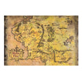 Product image The Lord of the Rings - Middle Earth Map Wooden Wall Art