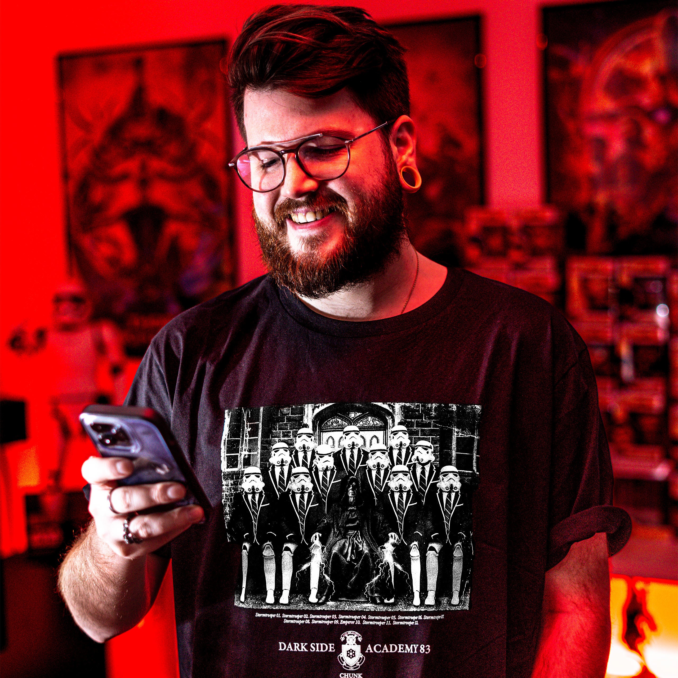 Product image Dark Side Academy 83 T-Shirt for Star Wars Fans black