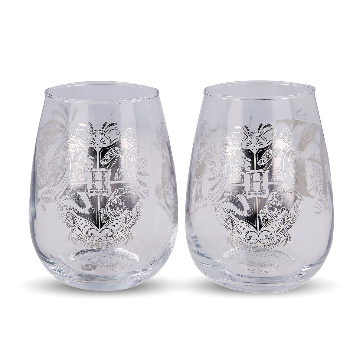 Product image Harry Potter - Hogwarts Crest Glasses 2-piece set