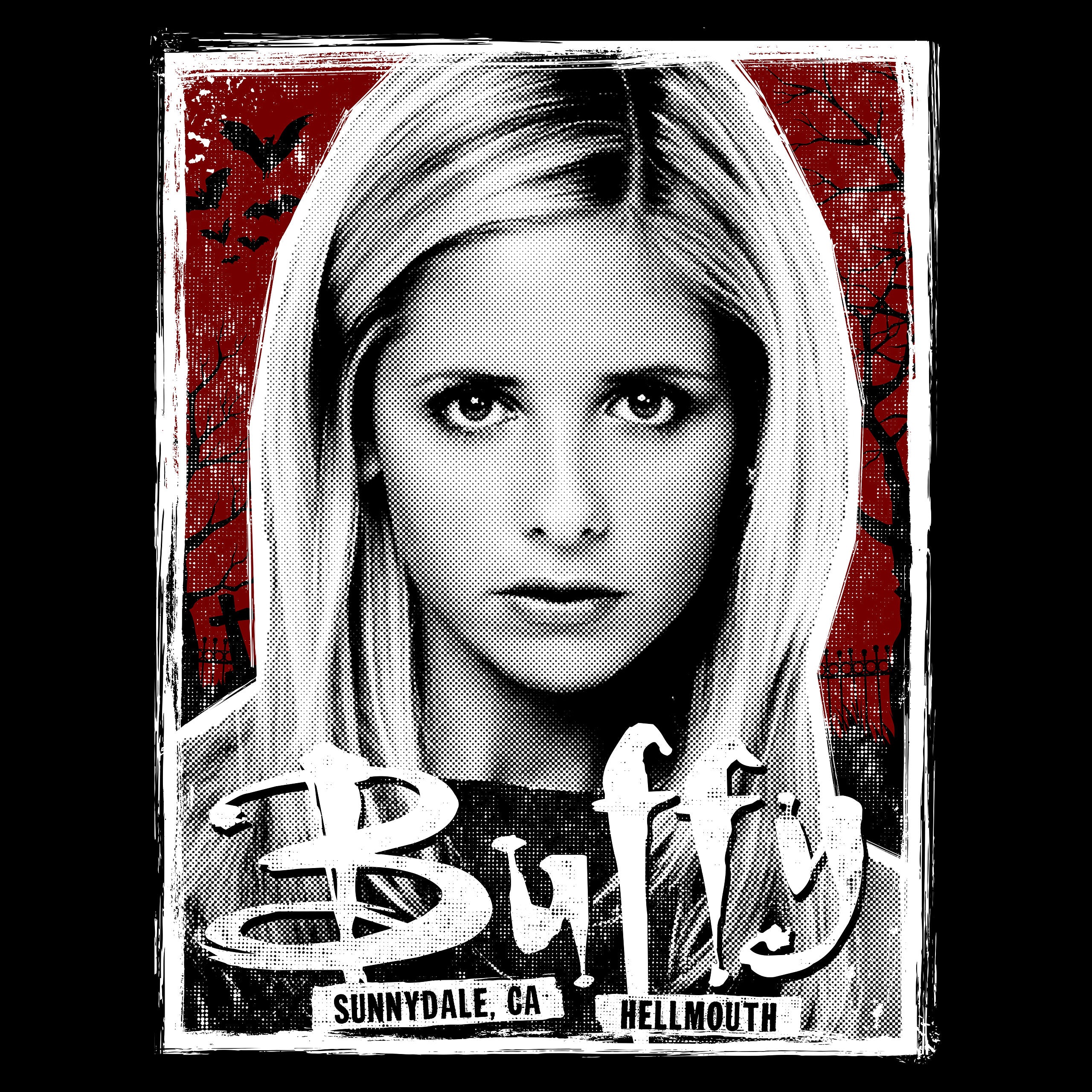 Product image Vampire Slayer T-Shirt for Buffy Fans Black