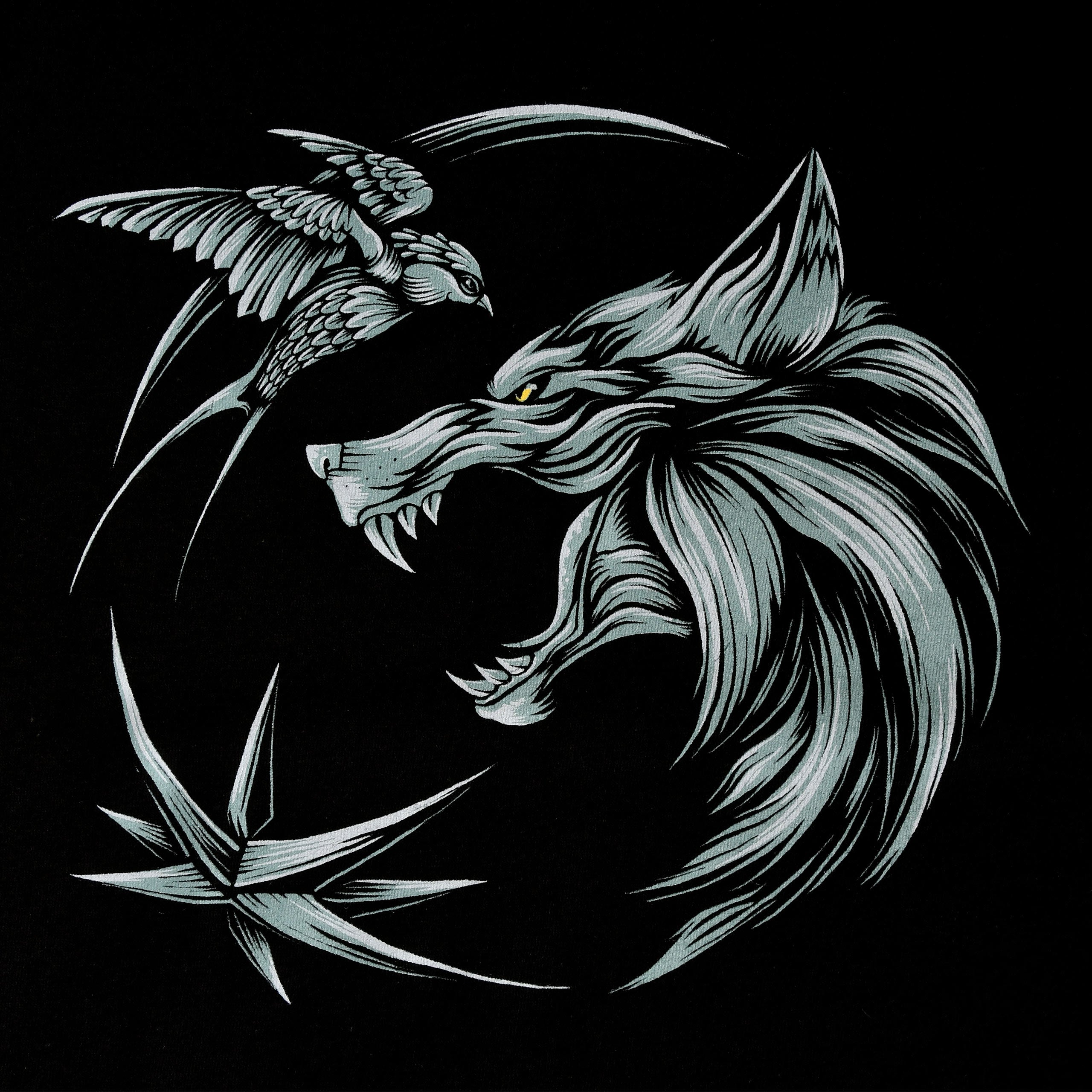 Product image Witcher - Wolf Medallion T-Shirt black