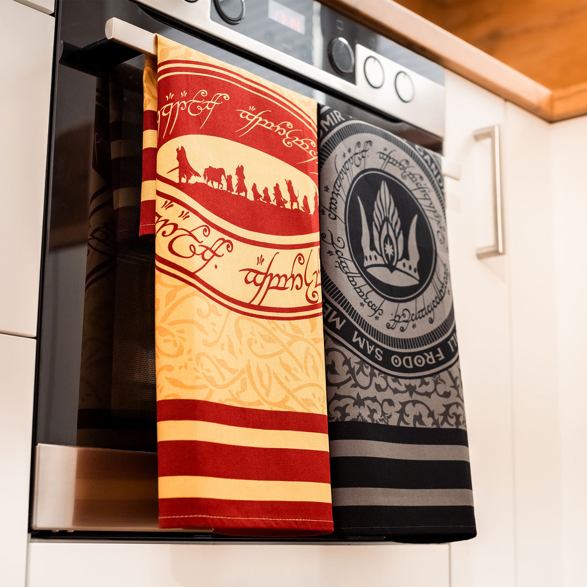 Product image Crown and Ring Tea Towels Set - The Lord of the Rings