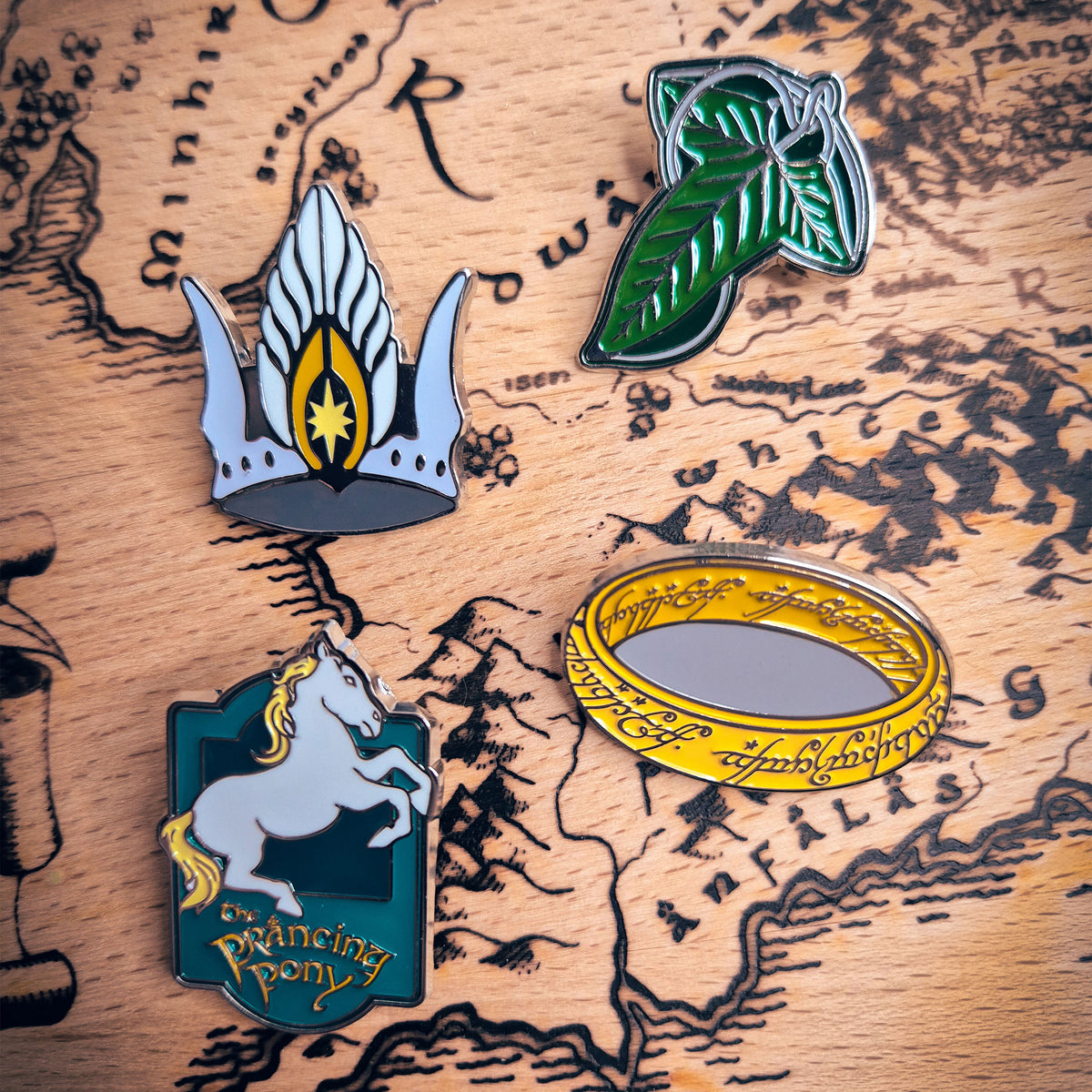 Product image The Lord of the Rings - Symbols Pins 4-piece Set