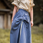 Product image Medieval Skirt Double Layer Blue-Beige