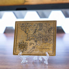 Product image The Lord of the Rings - Middle Earth Map Replica with Presentation Display