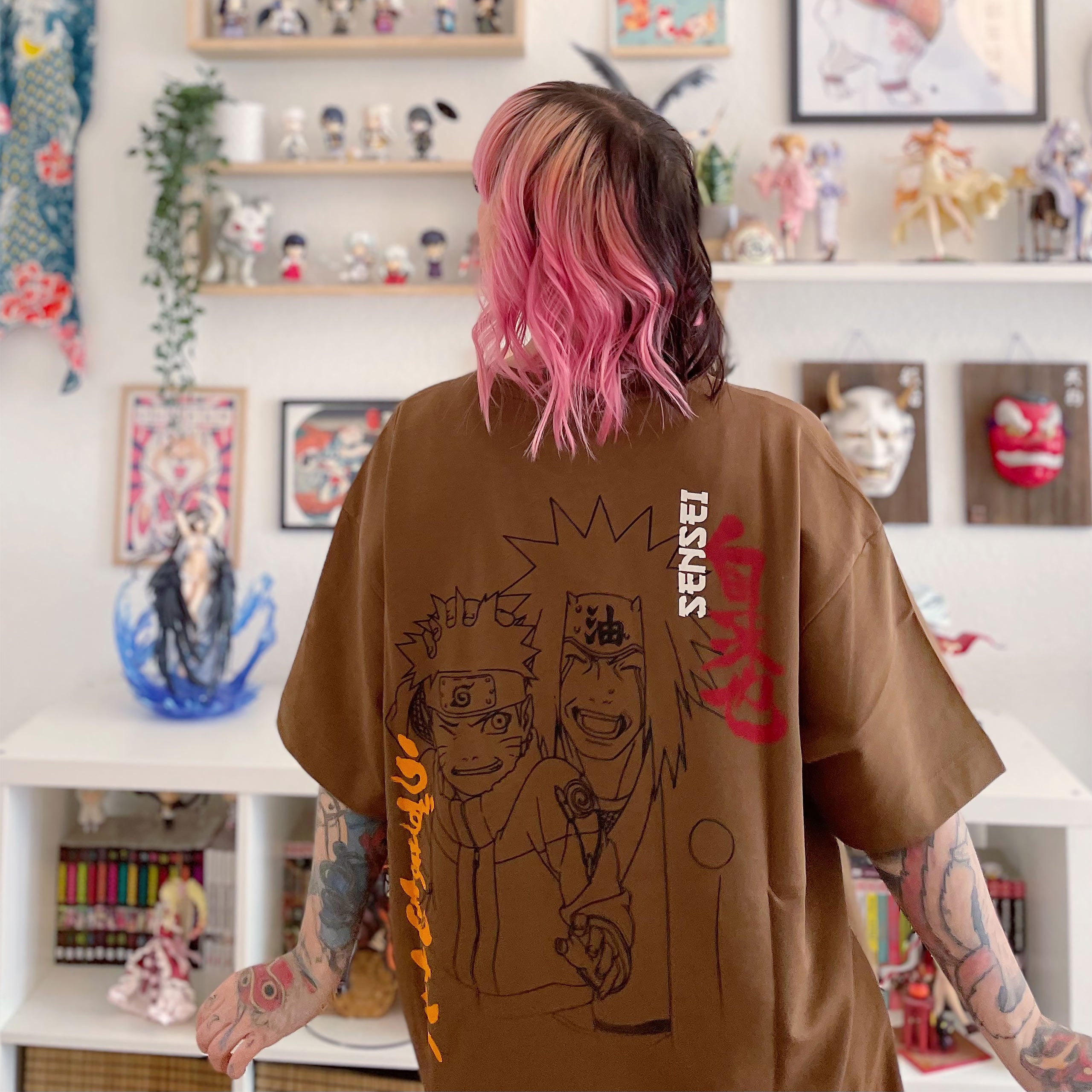 Naruto - Jiraiya & Naruto Oversize Premium T-Shirt – Elbenwald