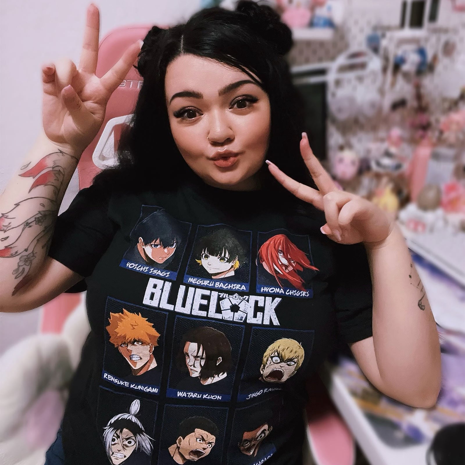 Blue Lock - Characters T-Shirt Black – Elbenwald