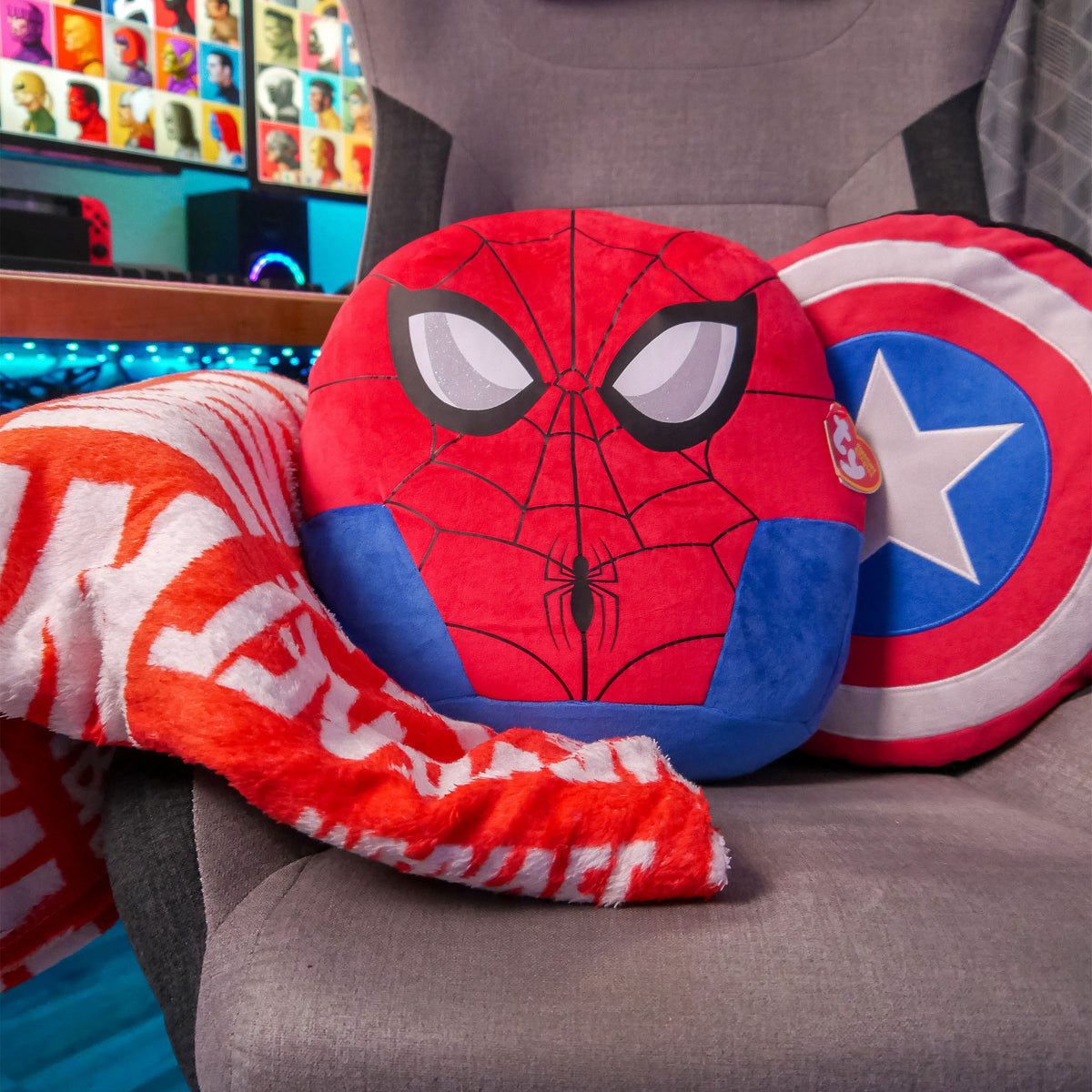 Product image Spider-Man Squishy Beanies Plush Pillow 35cm - Marvel