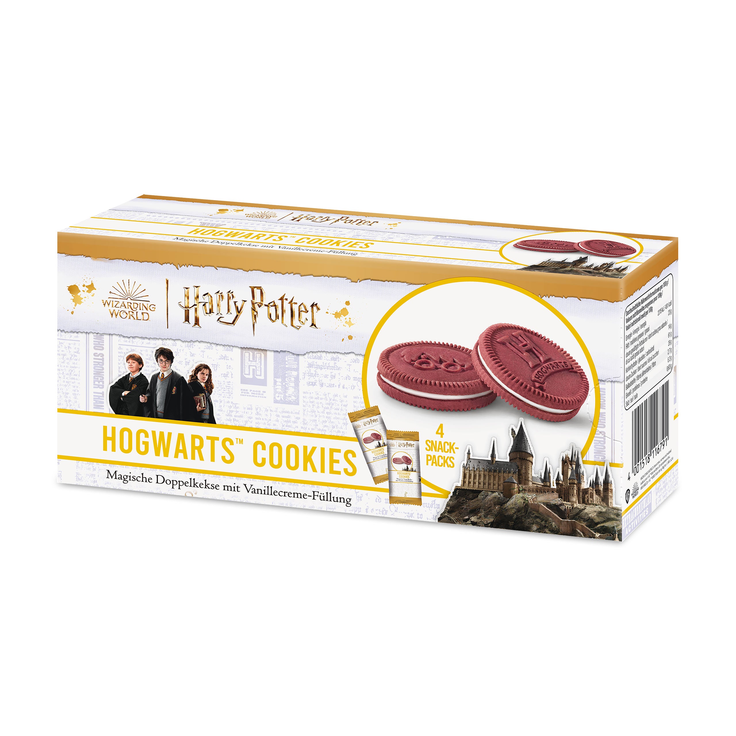 Product image Harry Potter - Hogwarts Cookies with Vanilla Cream Filling