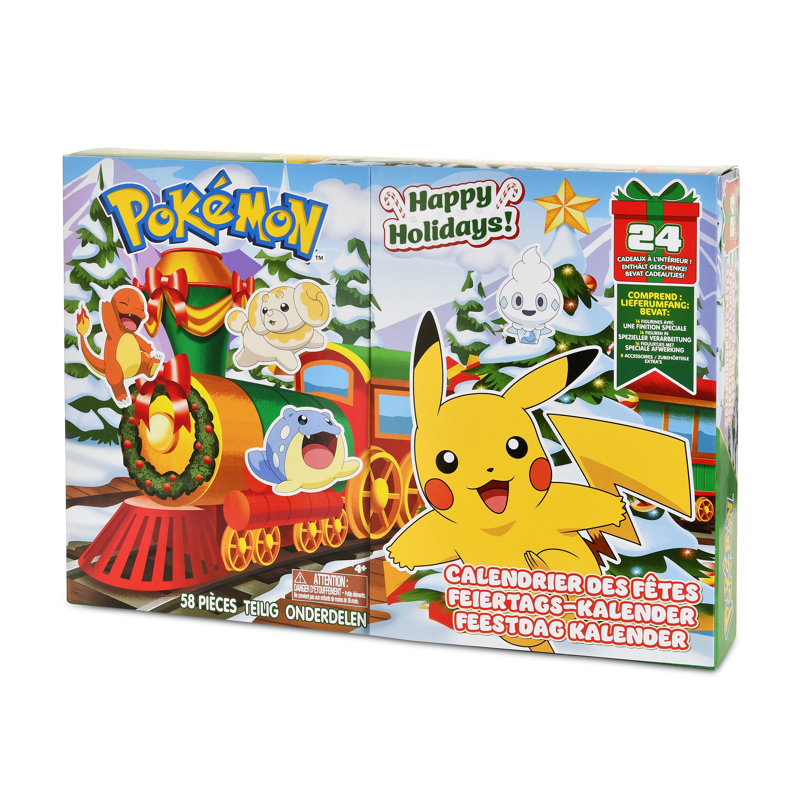 Pikachu Happy Holidays Advent Calendar - Pokemon – Elbenwald
