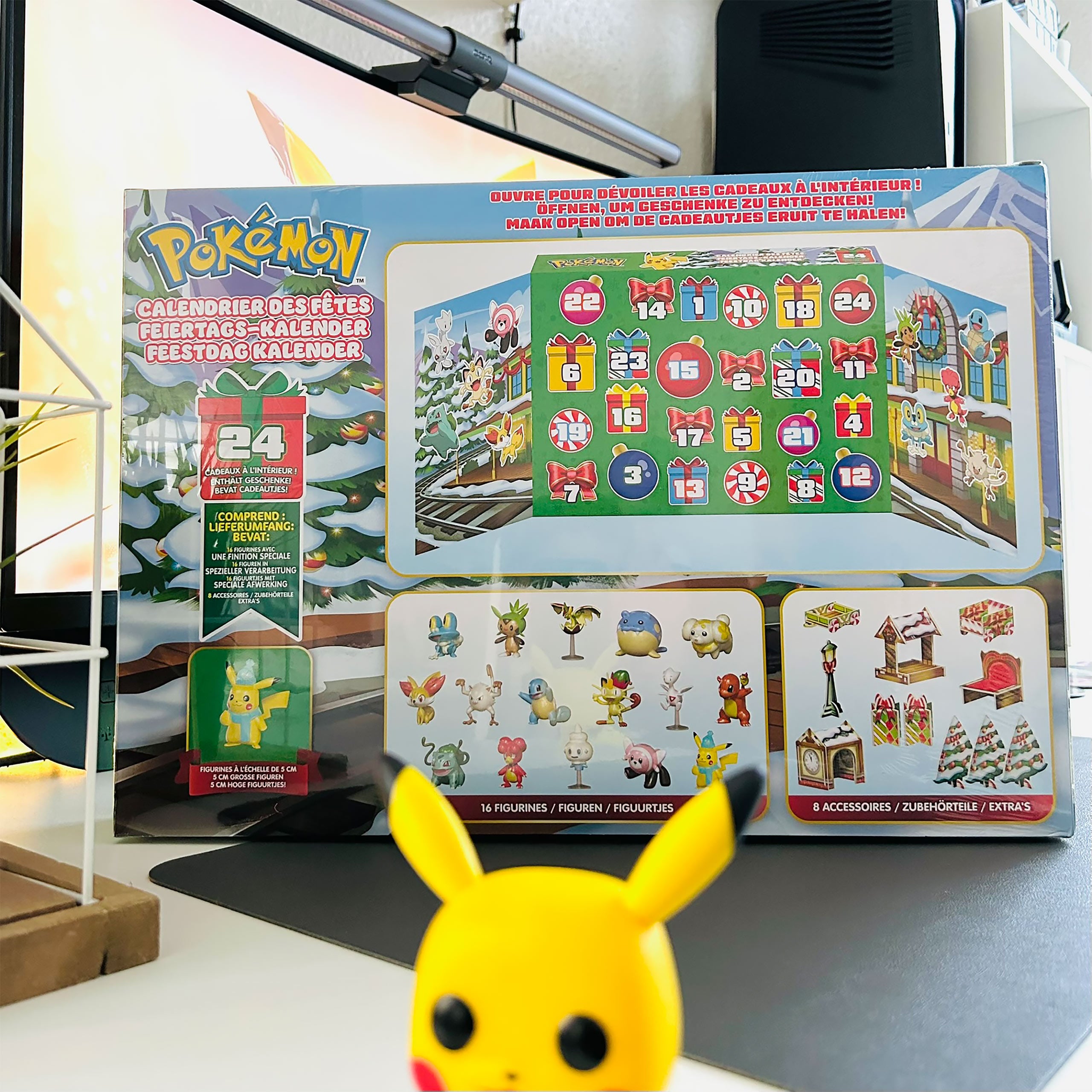 Pikachu Happy Holidays Advent Calendar - Pokemon – Elbenwald