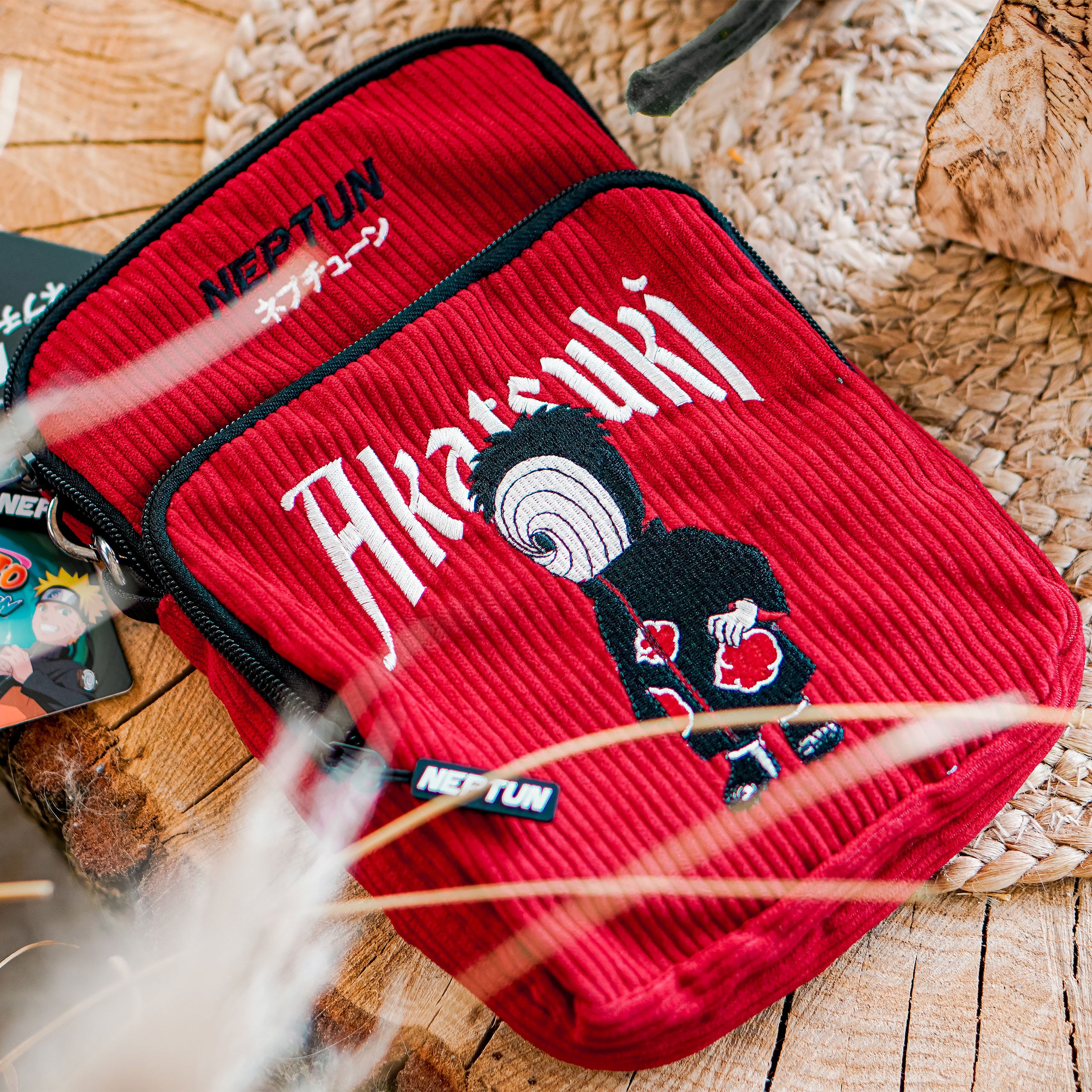 Naruto - Akatsuki Crossbody Bag red – Elbenwald