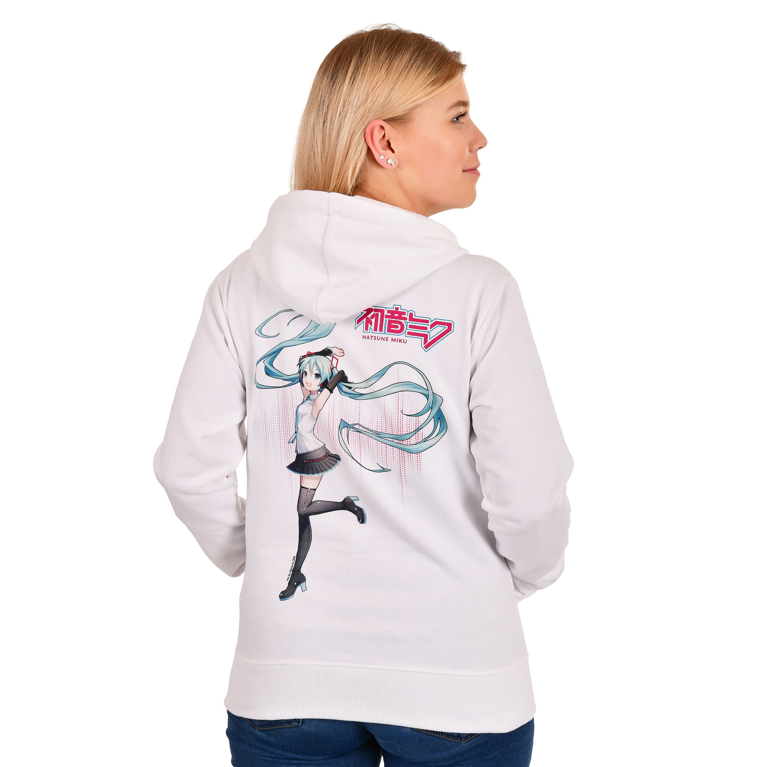 Hatsune Miku Hoodie white – Elbenwald