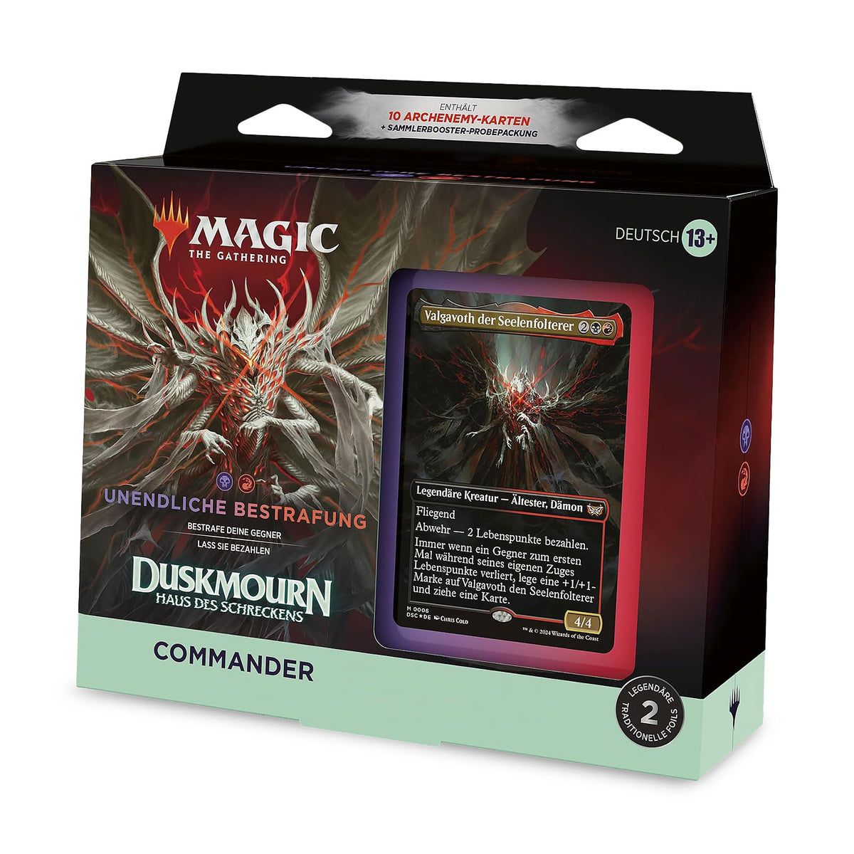 Product image Duskmourn: House of Horrors Commander Deck Infinite Punishment - Magic The Gathering
