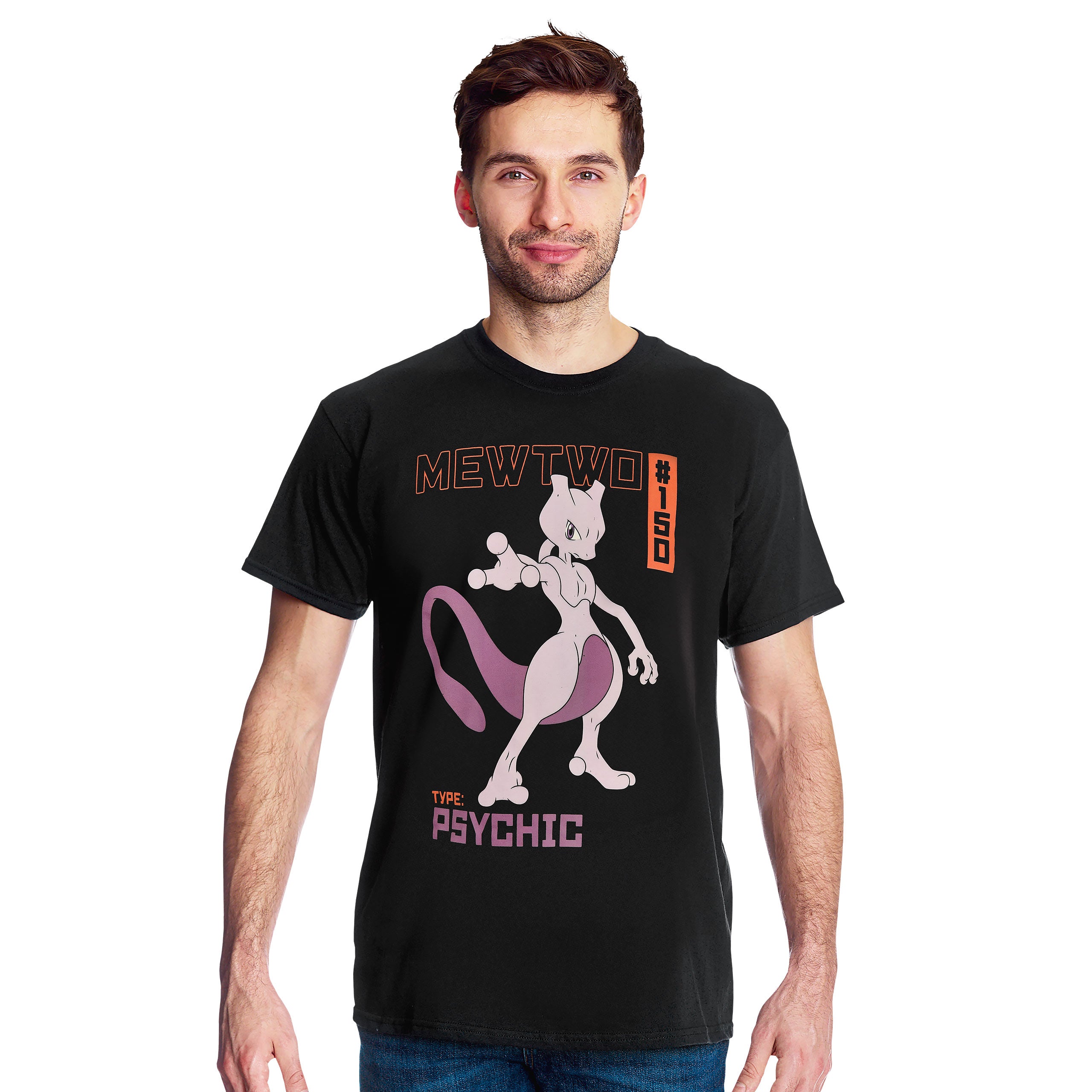 Pokemon - Mewtwo T-Shirt black – Elbenwald