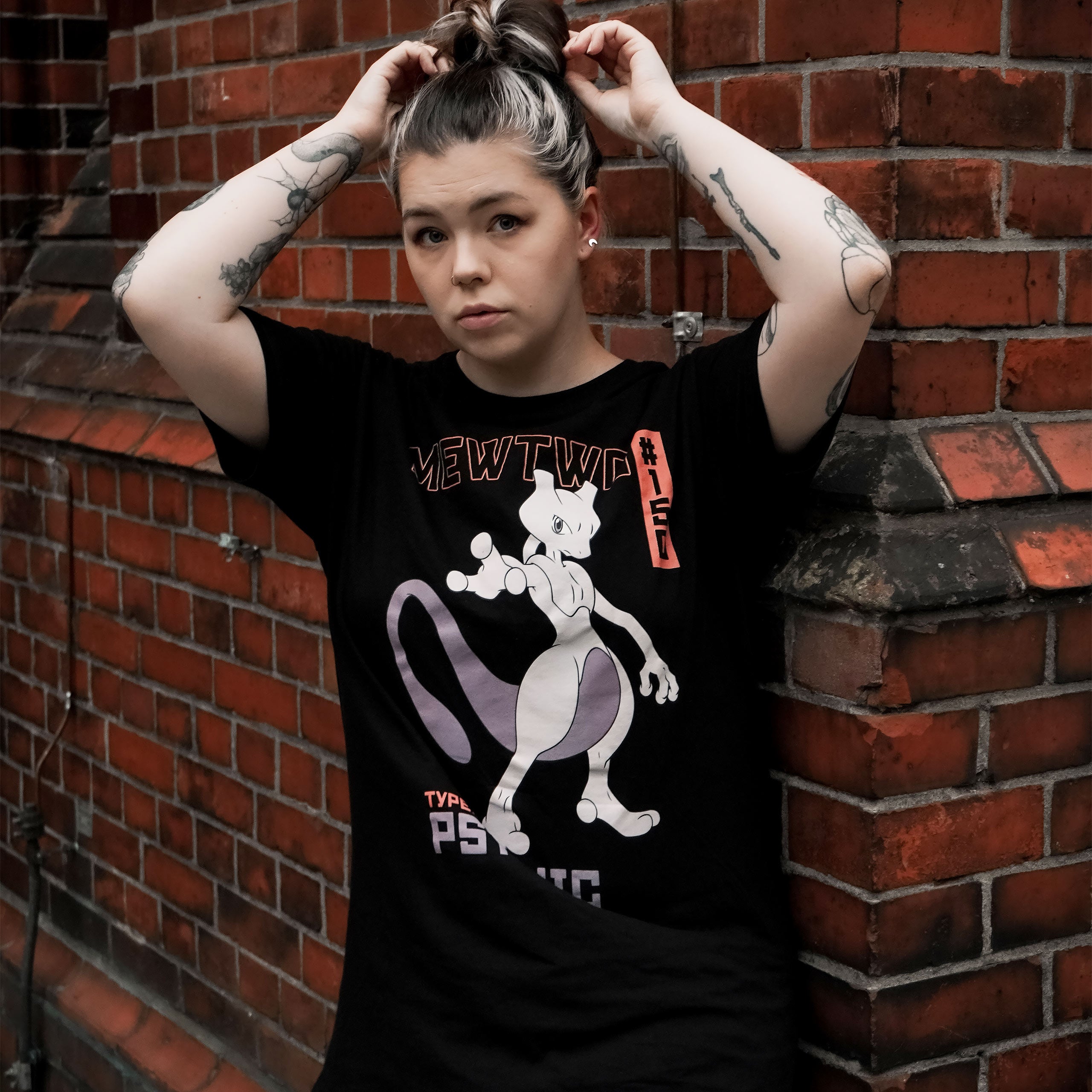 Pokemon - Mewtwo T-Shirt black – Elbenwald