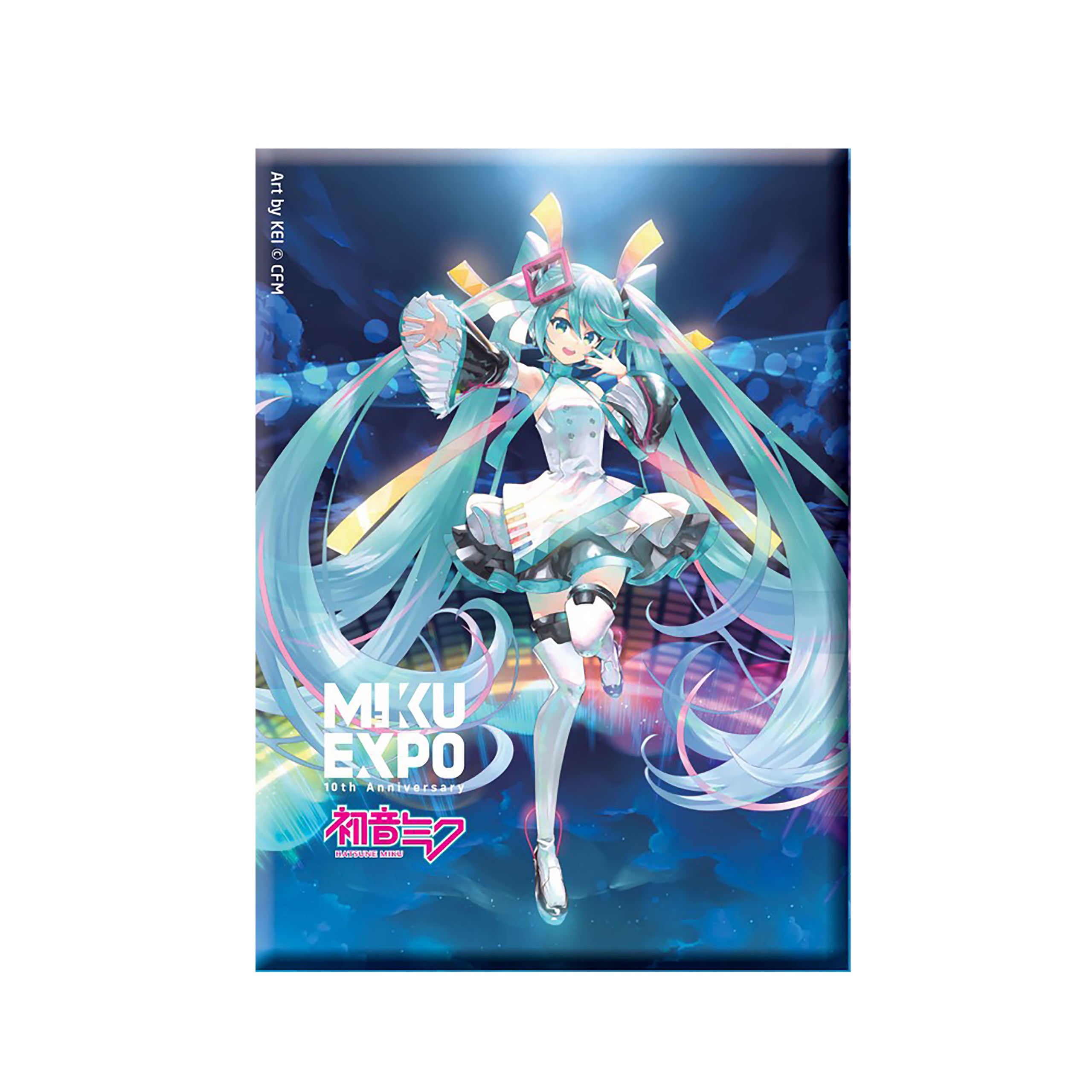 Hatsune Miku - Miku Expo 10th Anniversary Magnet Art by KEI
