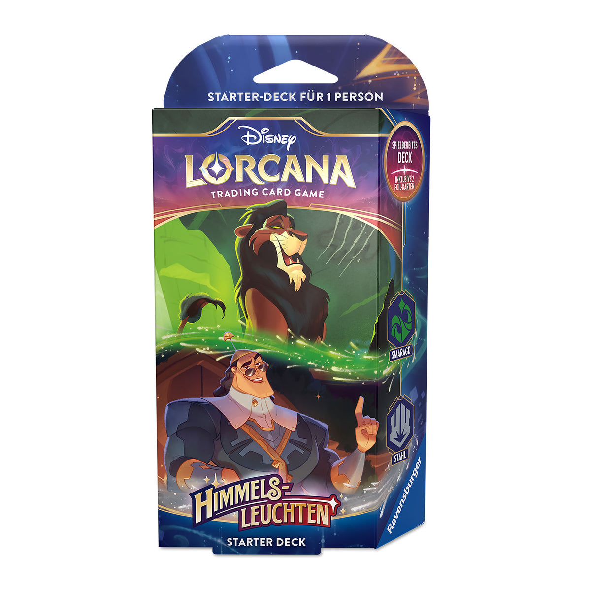 Product image Disney Lorcana Emerald and Steel Starter Set - Skyglow Trading Card Game
