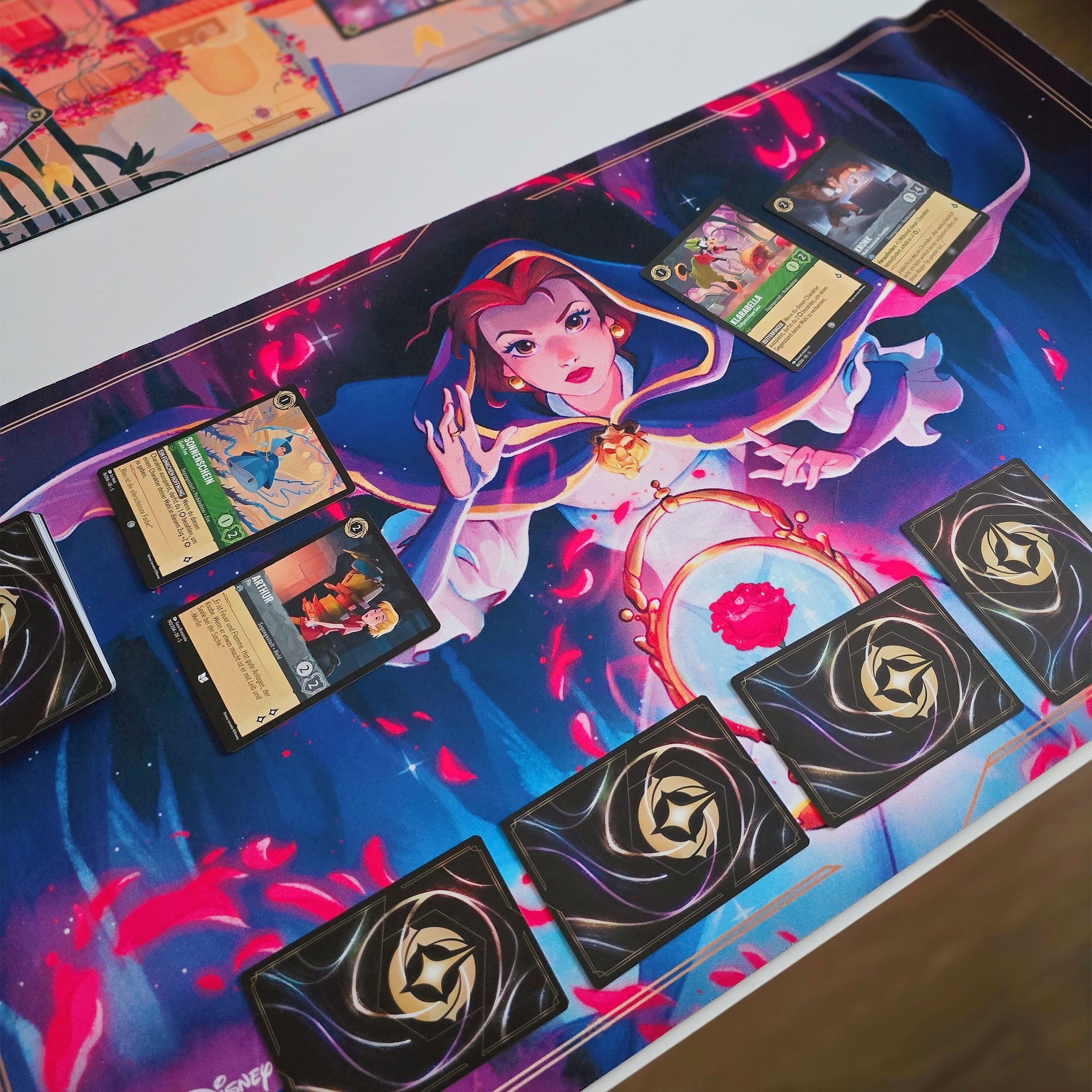 Disney Lorcana Playmat Belle - Skyglow Trading Card Game – Elbenwald