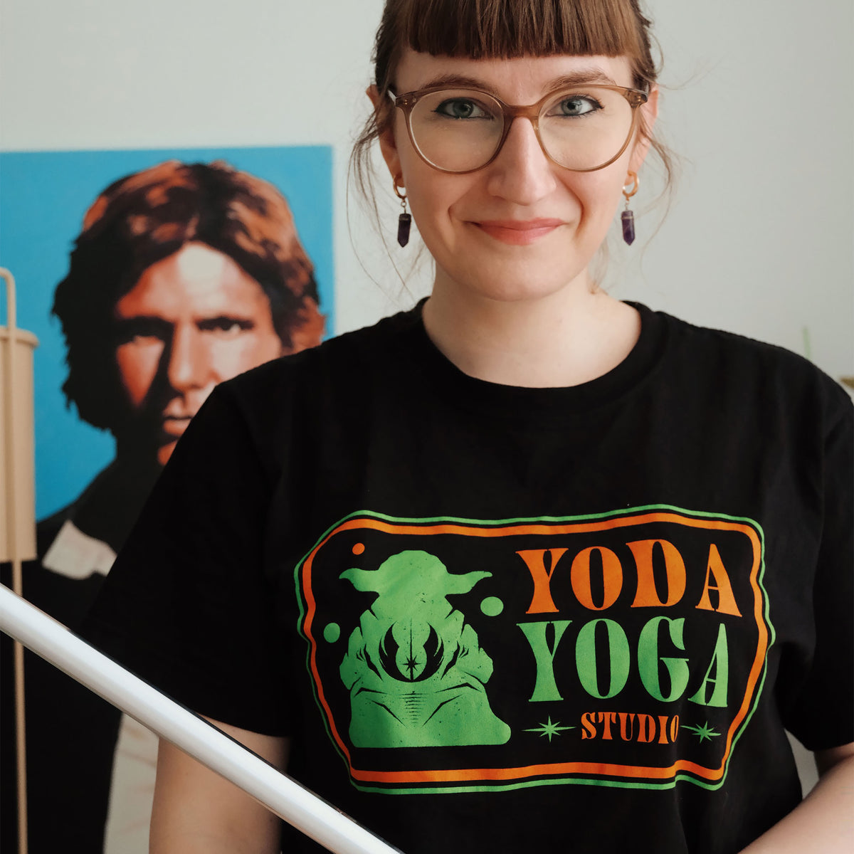 Product image Star Wars - Yoda Yoga Studio T-Shirt black