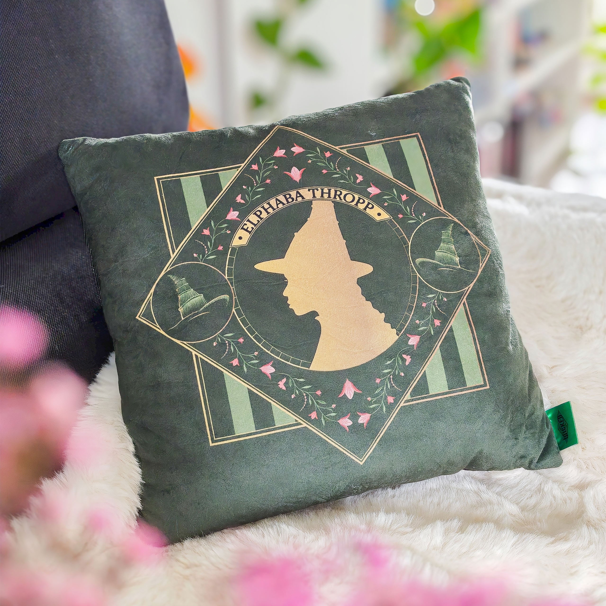 Product image Wicked - Elphaba and Glinda Reversible Pillow