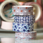 Product image The Great Wave off Kanagawa - Katsushika Hokusai Washi Tapes 4-piece Set