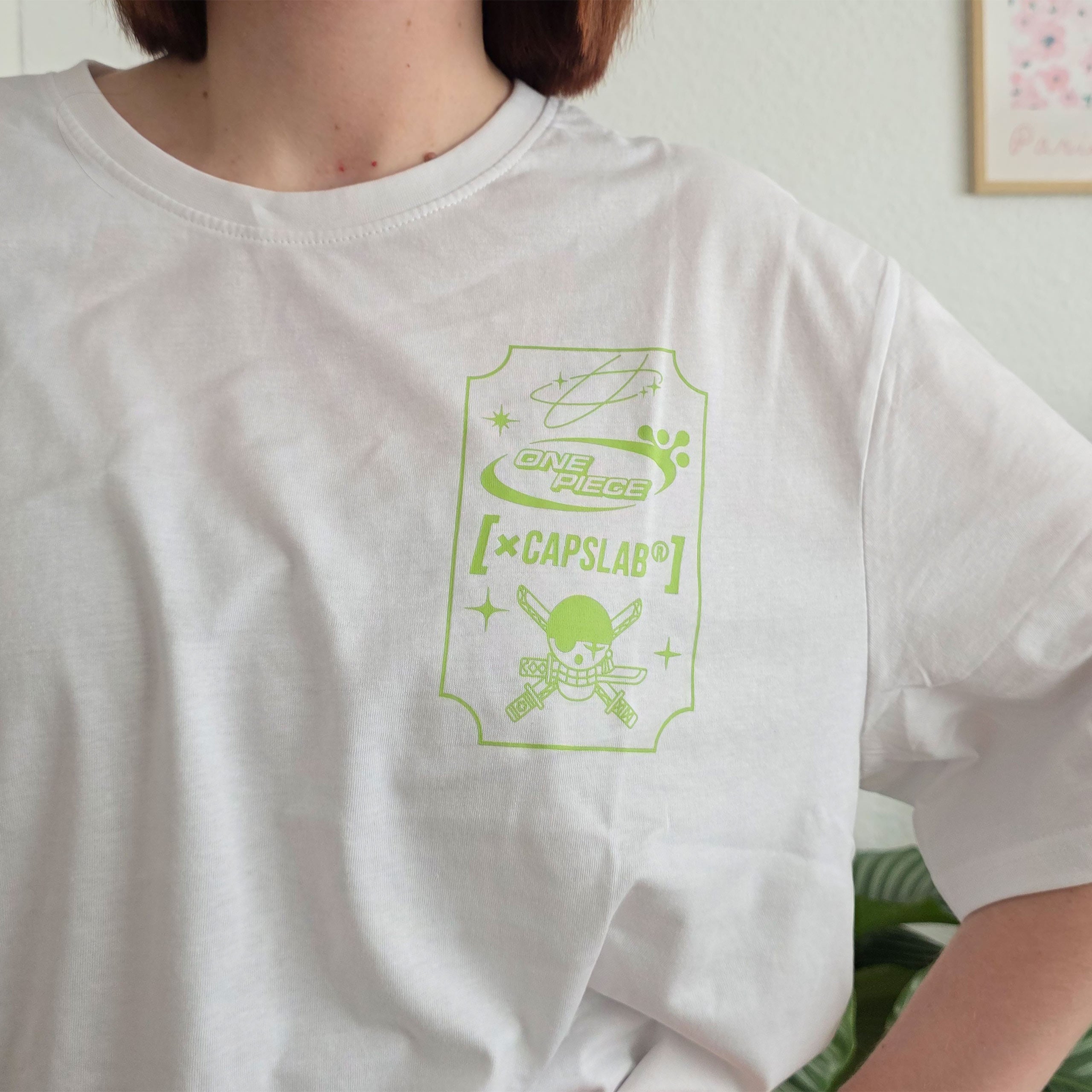 One Piece - Zoro Capslab Oversize T-Shirt White – Elbenwald