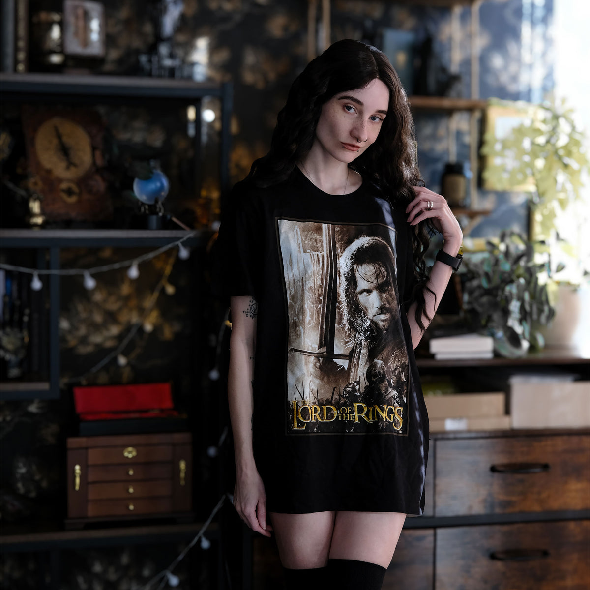 Product image Aragorn Hero T-Shirt black - The Lord of the Rings