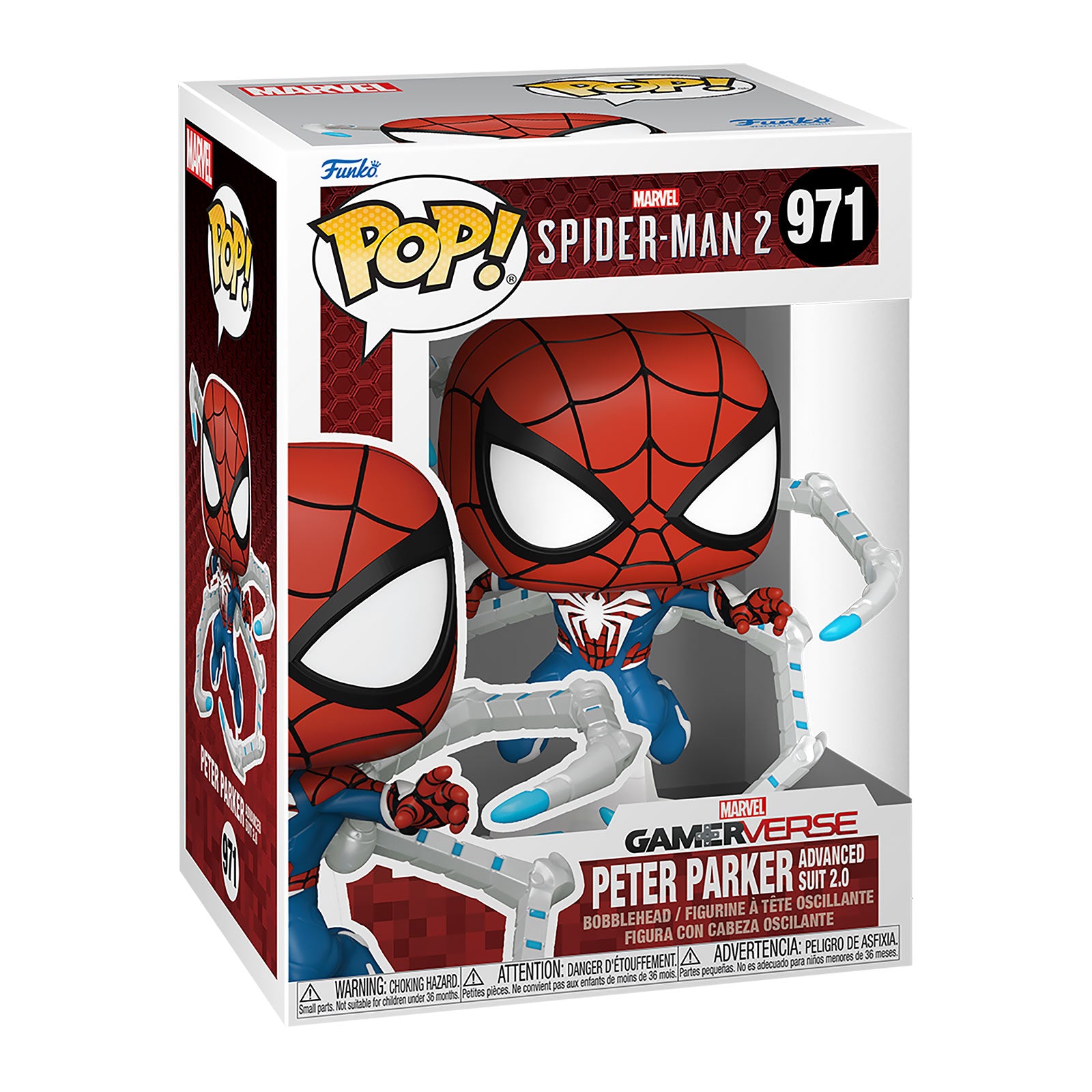 Spider-Man 2 - Peter Parker Advanced Suit 2.0 Marvel Funko Pop