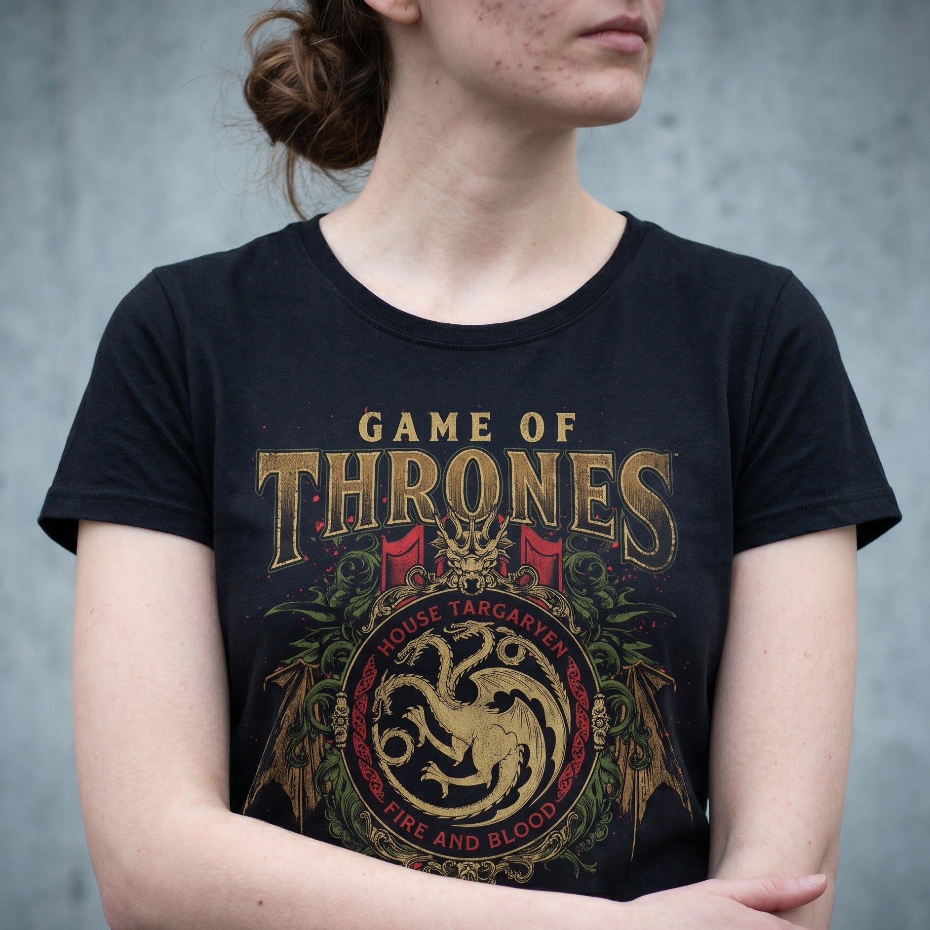 Product image Game of Thrones - Targaryen Ornaments T-Shirt Black