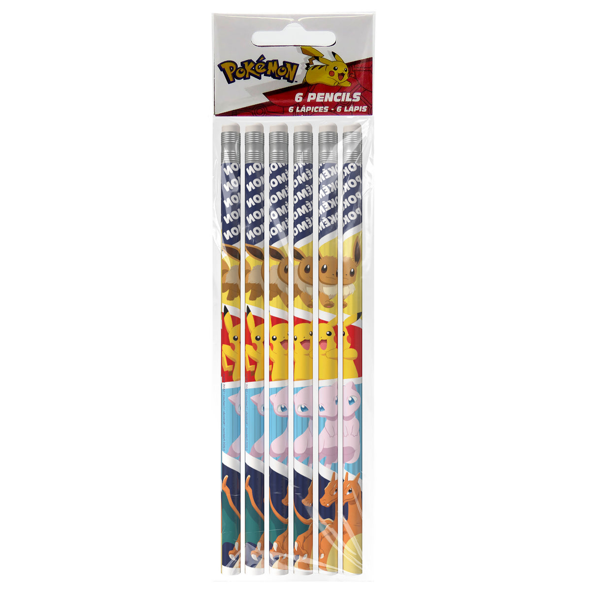 Product image Pokemon - Set of 6 Pencils