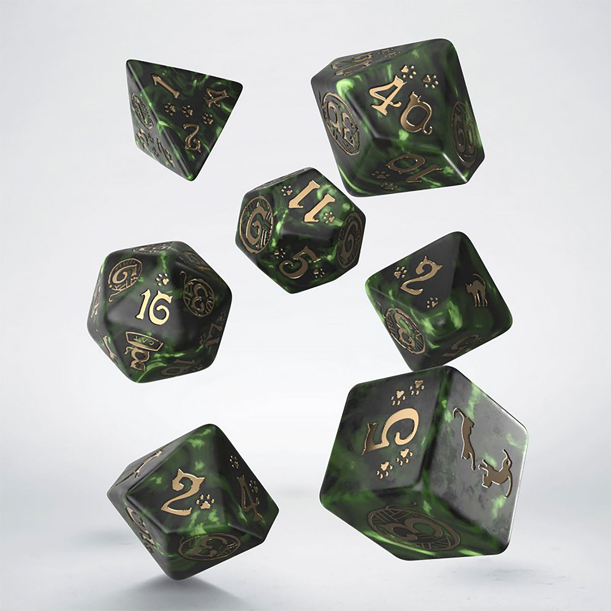 Product image Cats - Pixel RPG Dice Set 7pcs