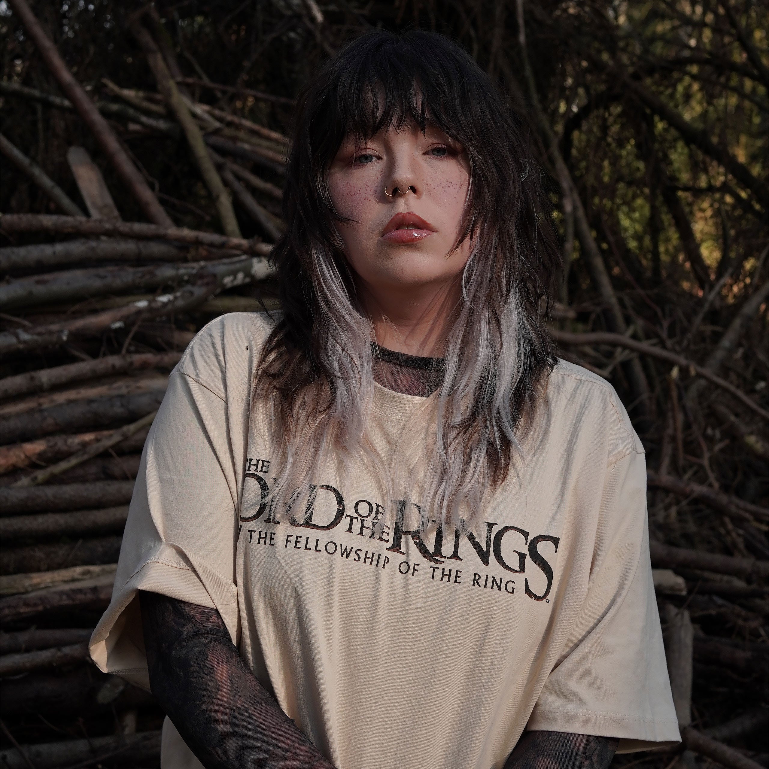 Product image The Lord of the Rings - Fellowship Rohan and Gondor Oversize T-Shirt beige