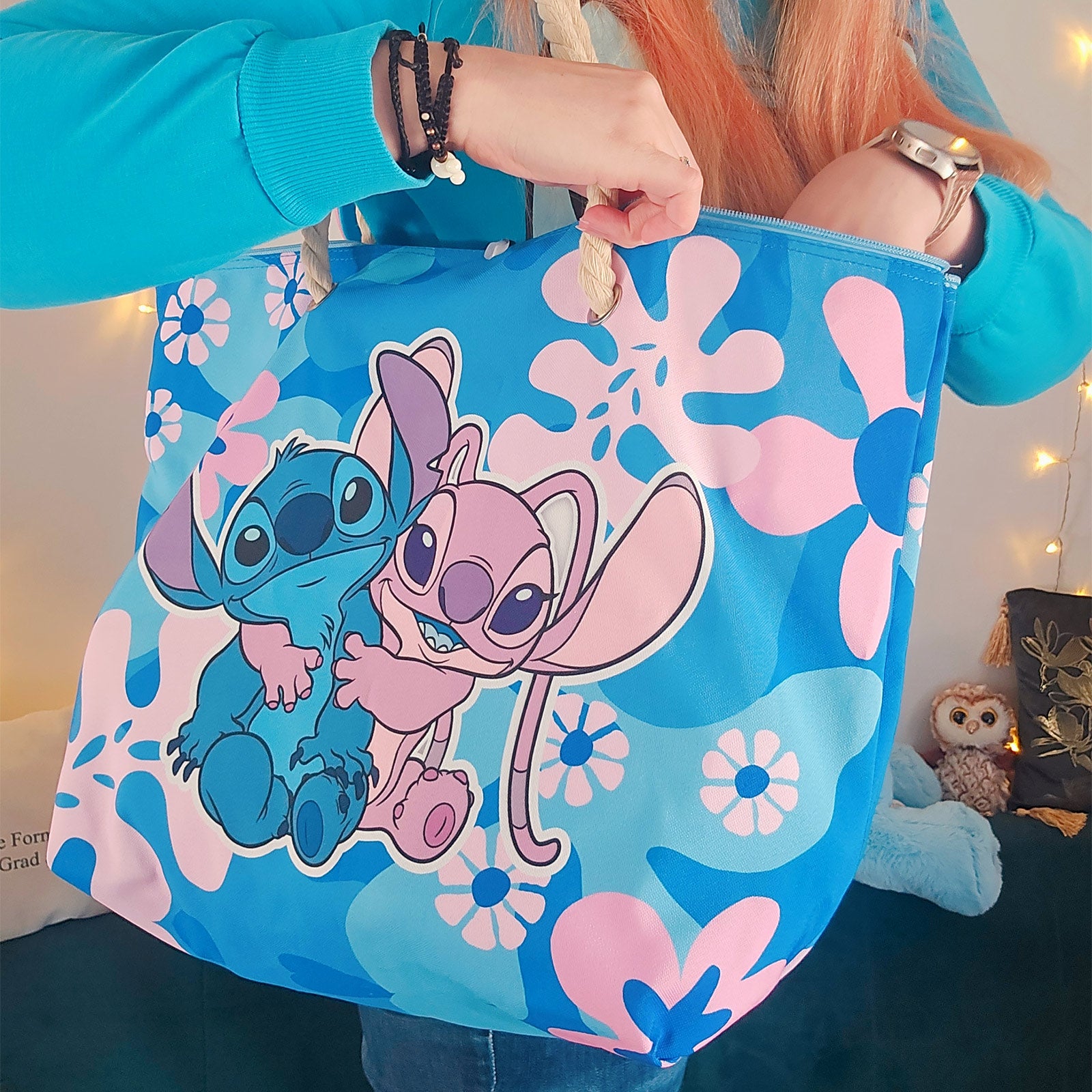 Stitch and Angel Shopper Bag - Lilo & Stitch – Elbenwald