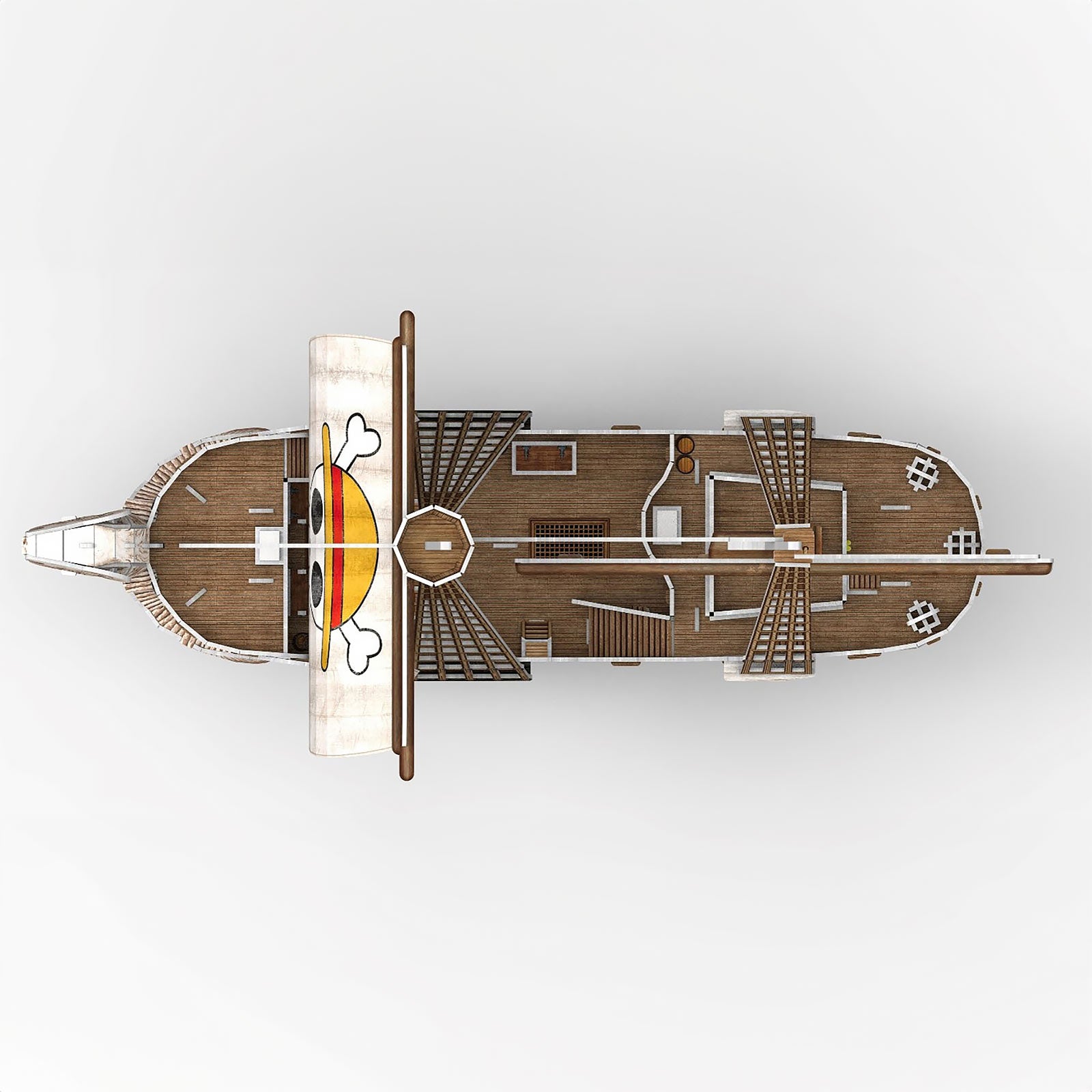 One Piece - Going Merry 3D Model Kit – Elbenwald