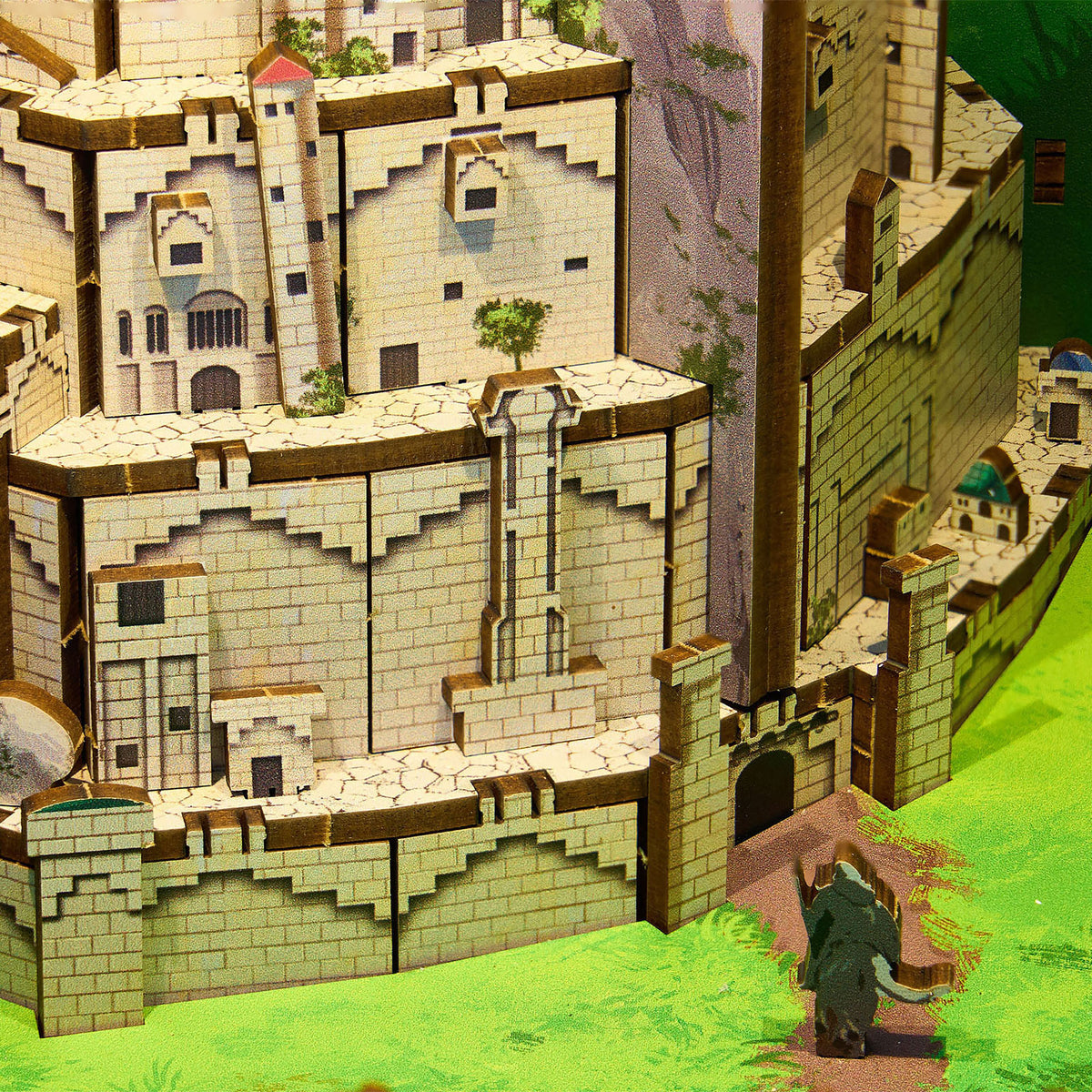 Product image The Lord of the Rings - Minas Tirith Book Nook Wooden Model Kit