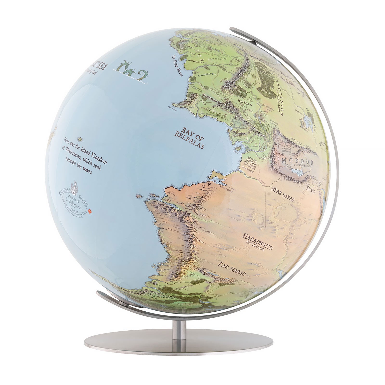 The Lord of the Rings - Middle-earth Globe with Light 40cm – Elbenwald