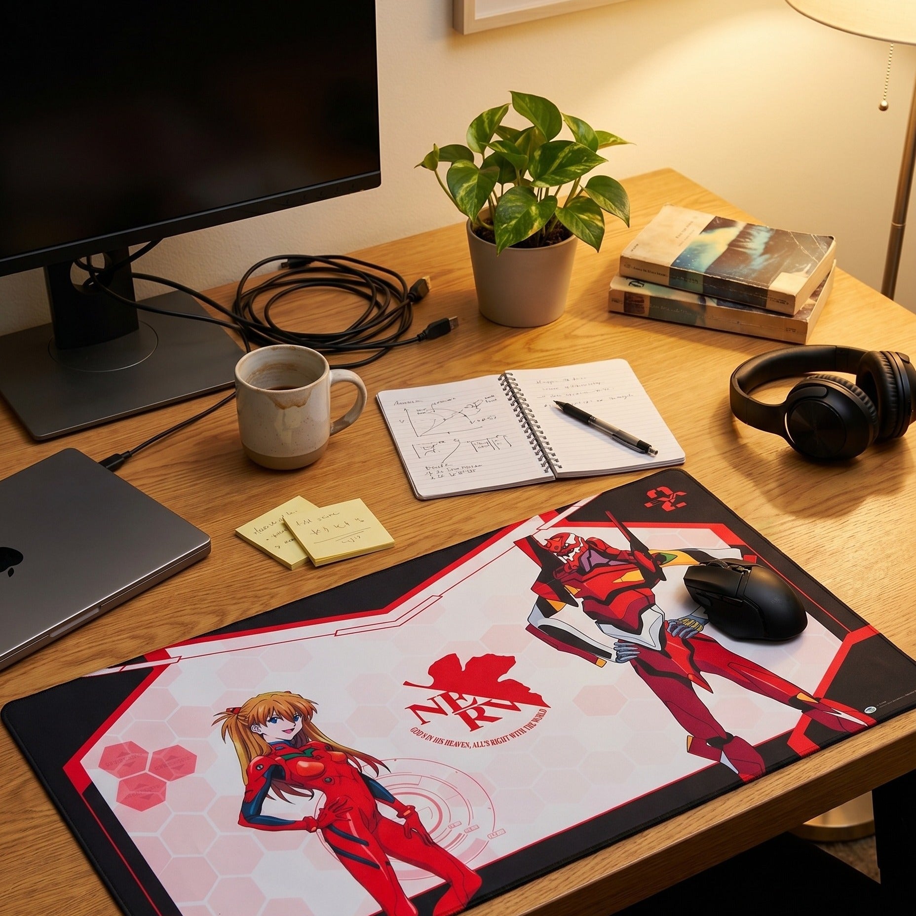 Evangelion - Asuka and Unit-02 Mouse Pad – Elbenwald