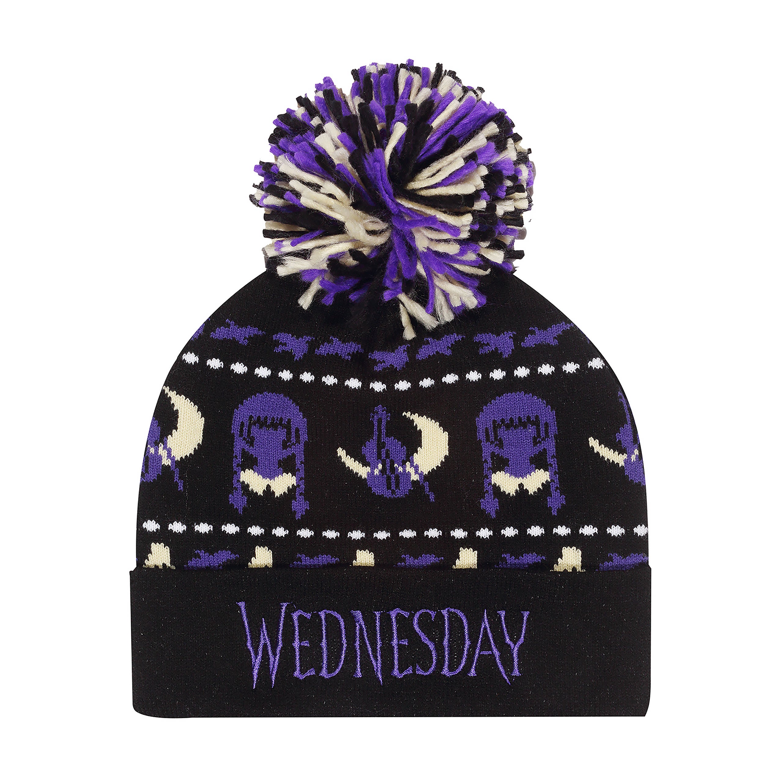 Product image Wednesday - Midnight pom-pom beanie