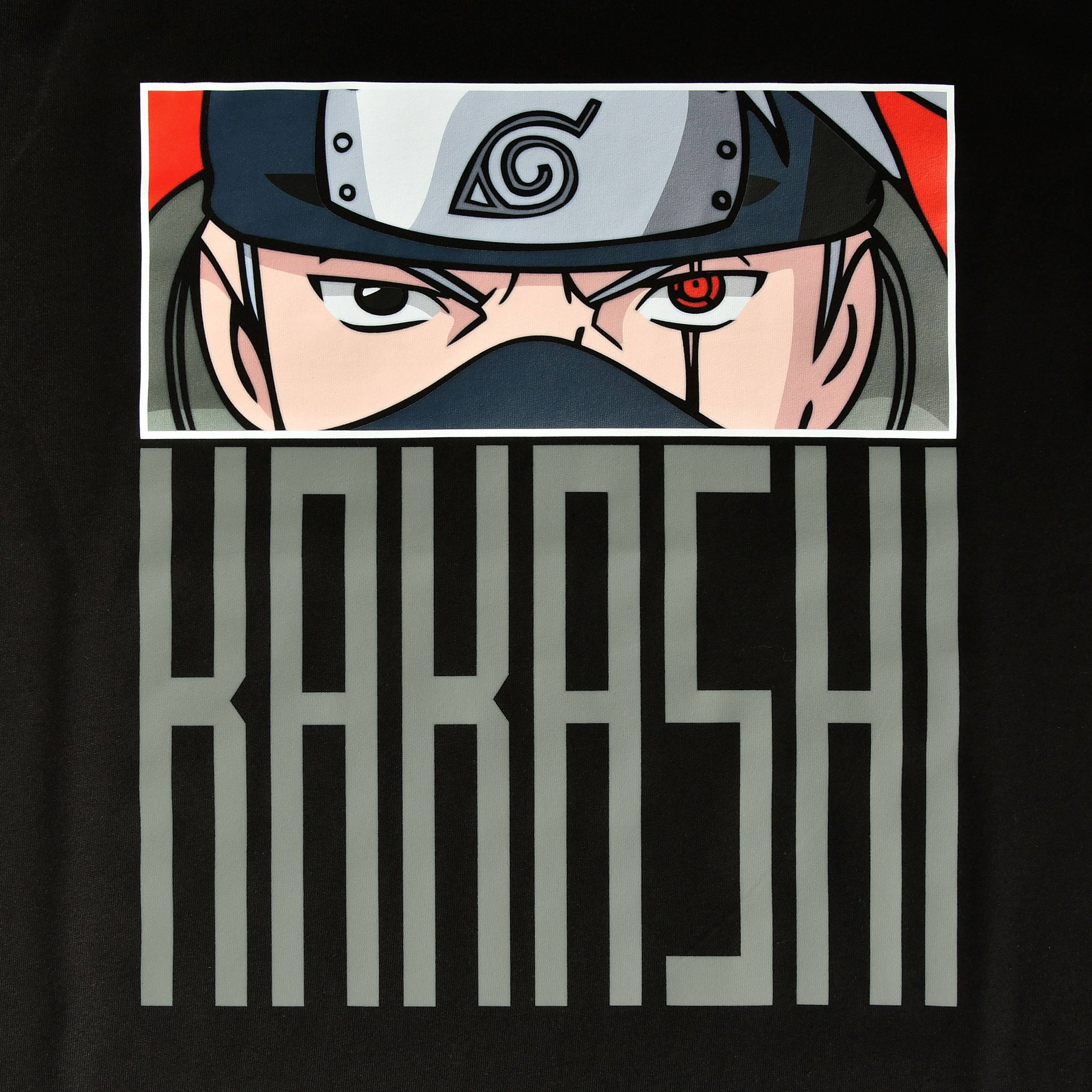 Naruto - Kakashi Eyes T-Shirt black – Elbenwald