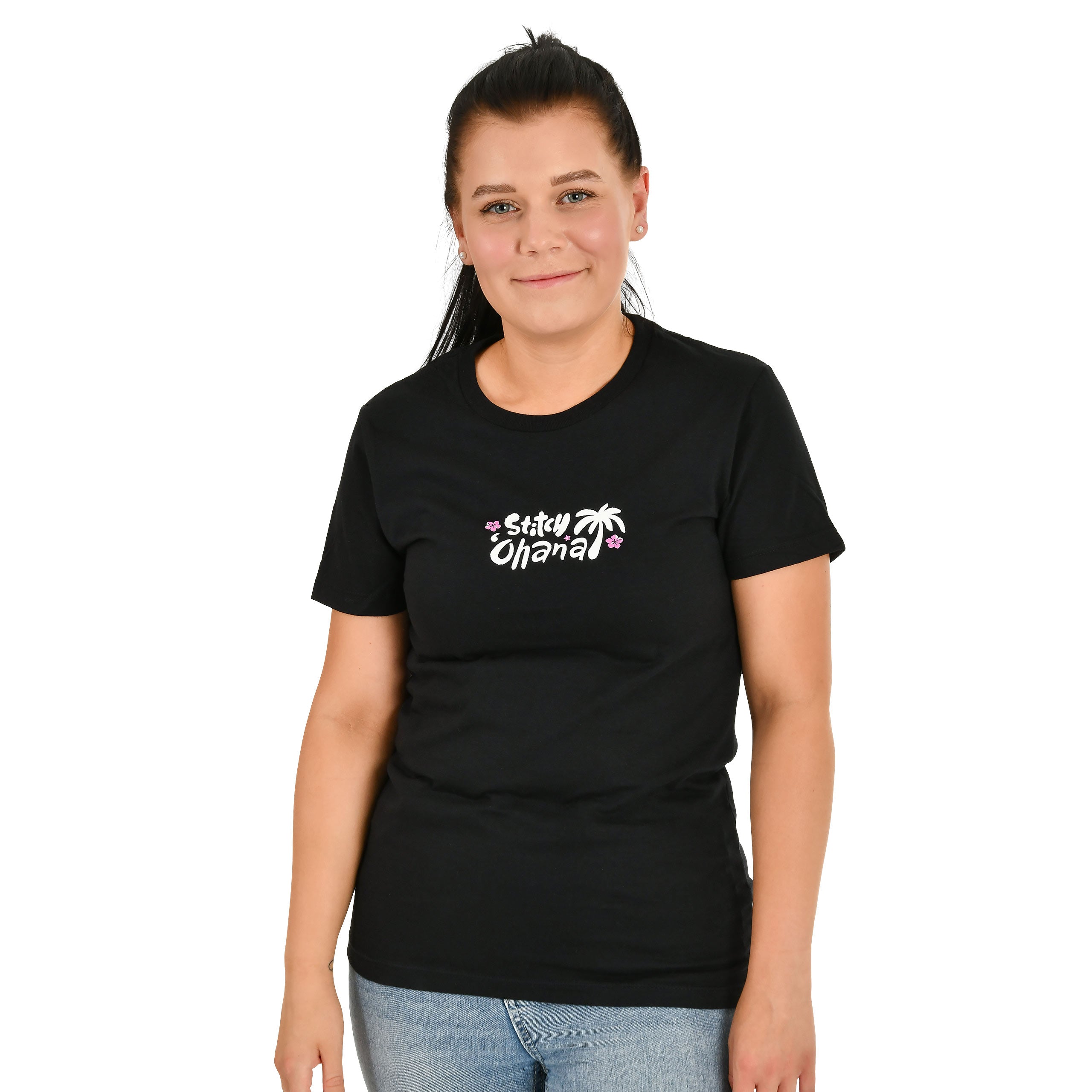 Stitch T-Shirt Women Black - Lilo & Stitch – Elbenwald