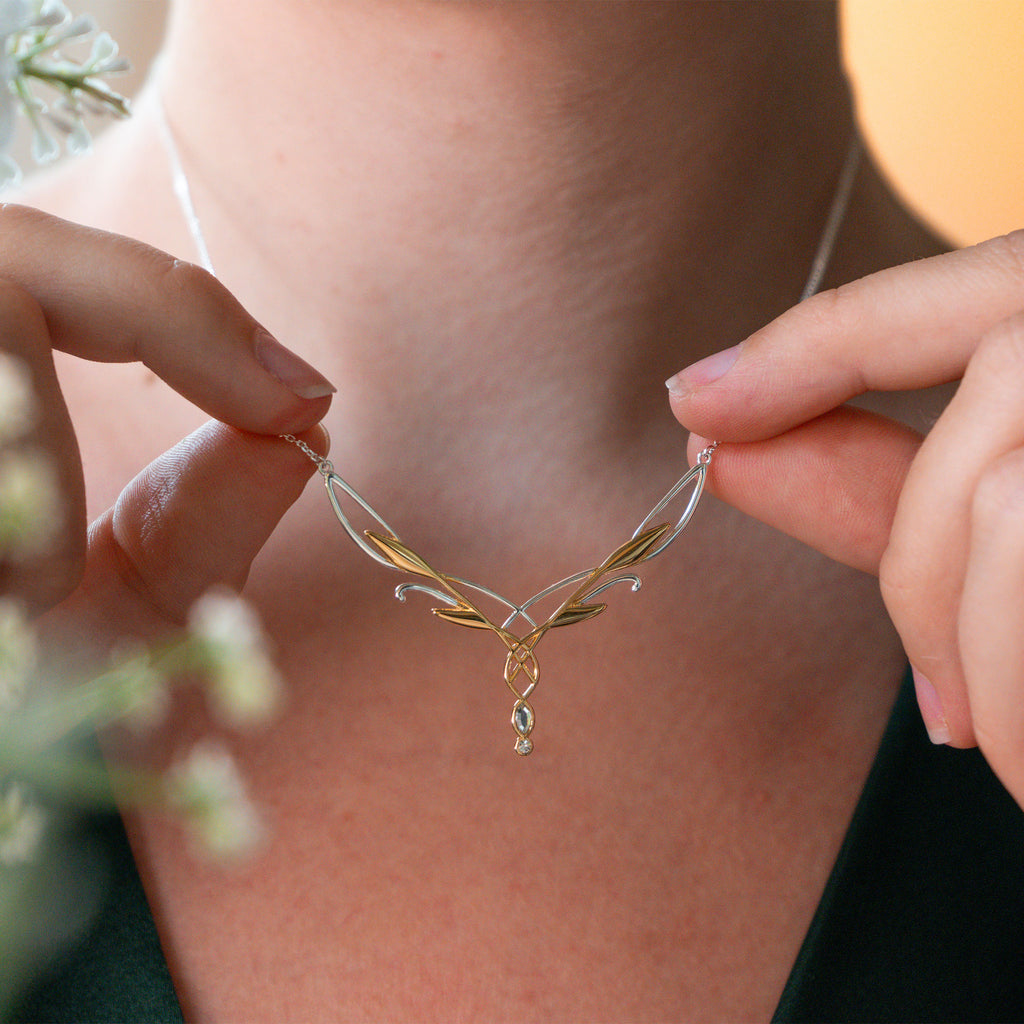 Product image Galadriel Tiara Necklace 925 Sterling Silver - The Lord of the Rings