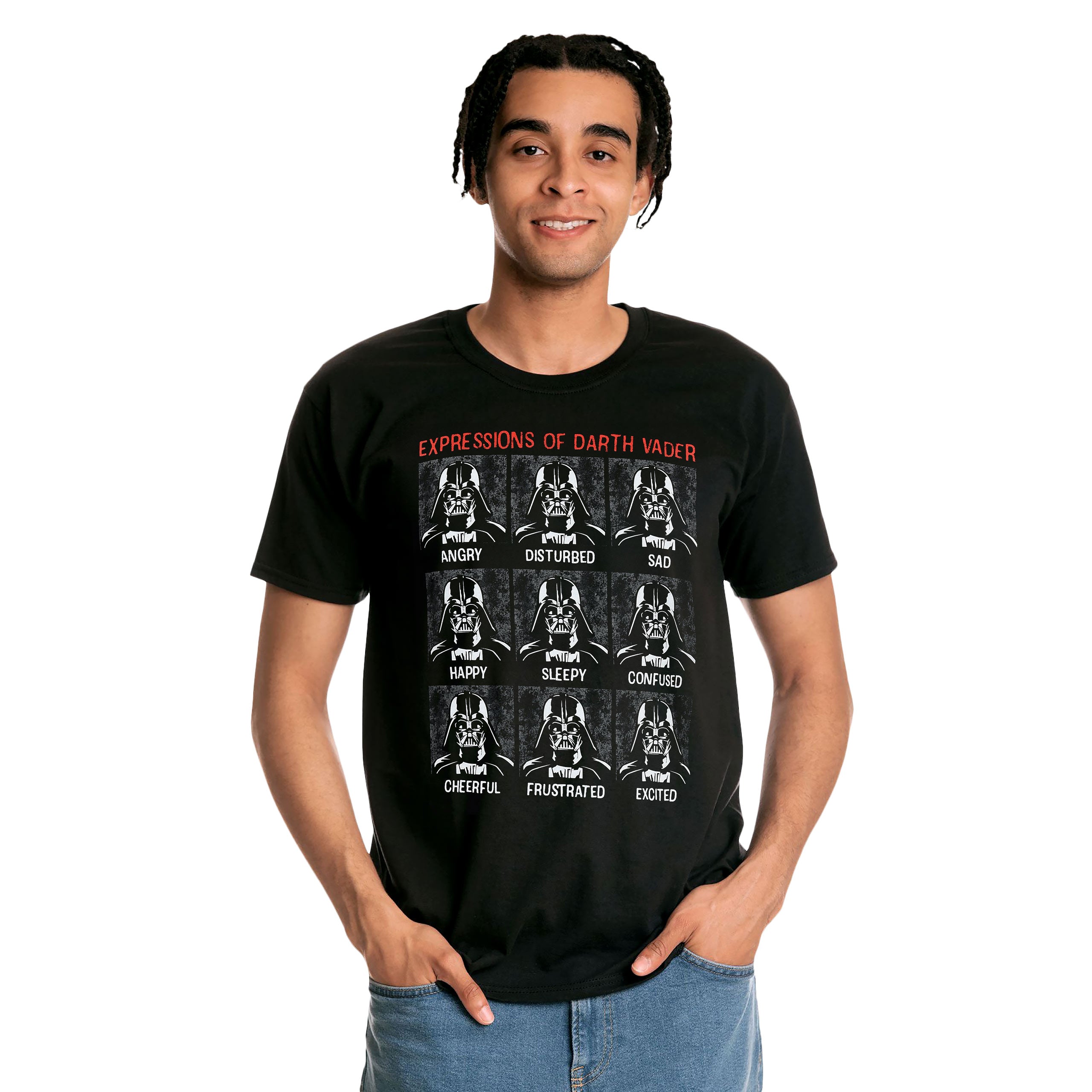 Star Wars - Vader Expressions T-Shirt black – Elbenwald