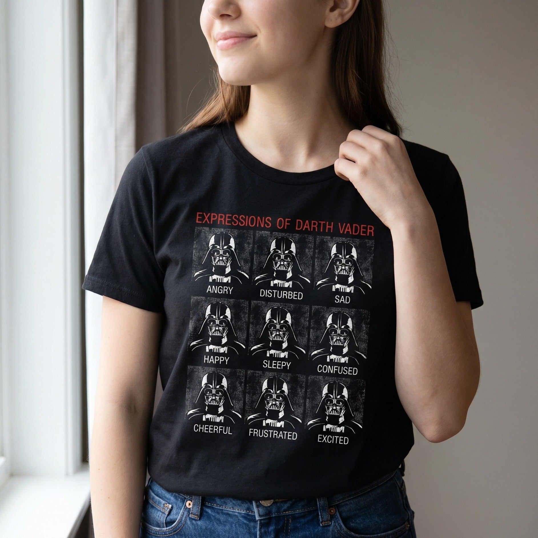 Star Wars - Vader Expressions T-Shirt black – Elbenwald