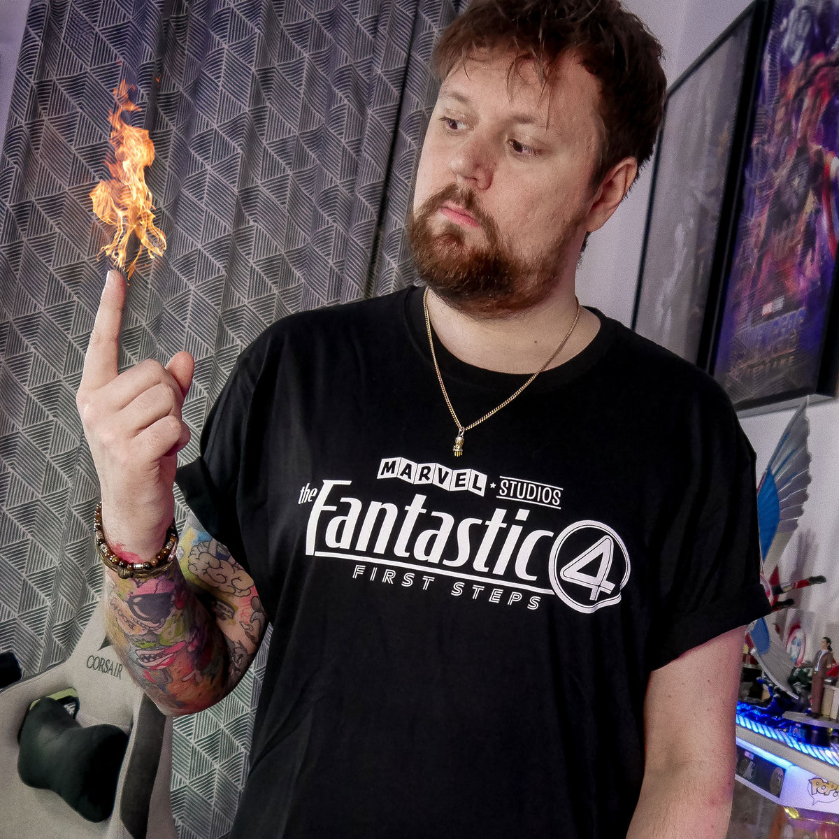 Product image Fantastic Four - Logo T-Shirt Black