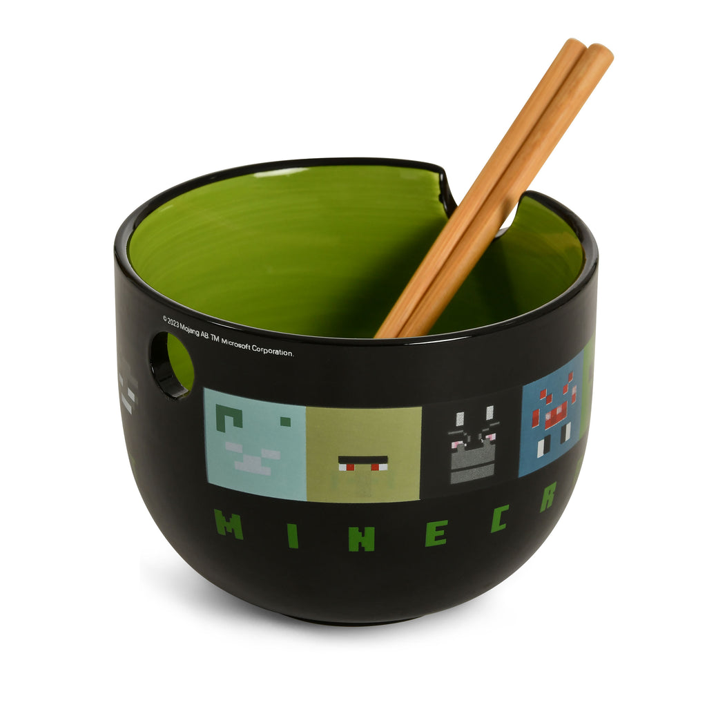 Product image Minecraft - Creeper Ramen Bowl with Chopsticks
