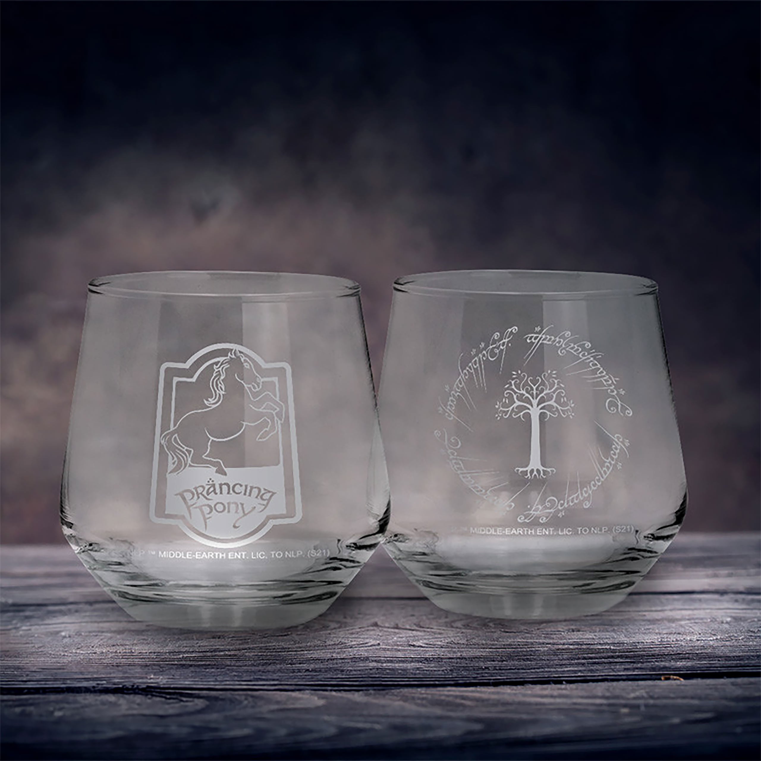 Product image The Lord of the Rings - Prancing Pony & Gondor Glass Set (2-Pack)